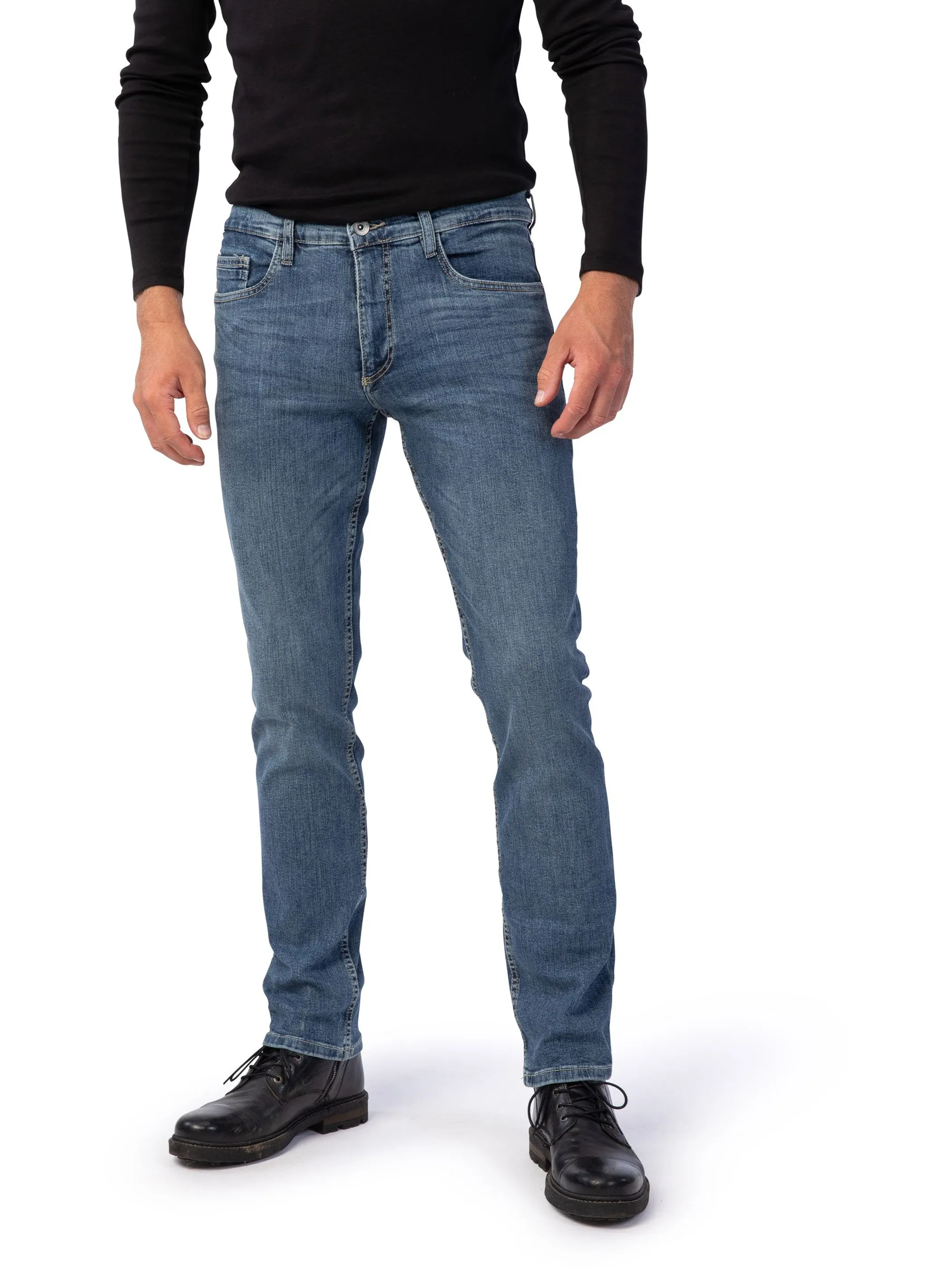 Herren Jeans Slim Straight Stretch