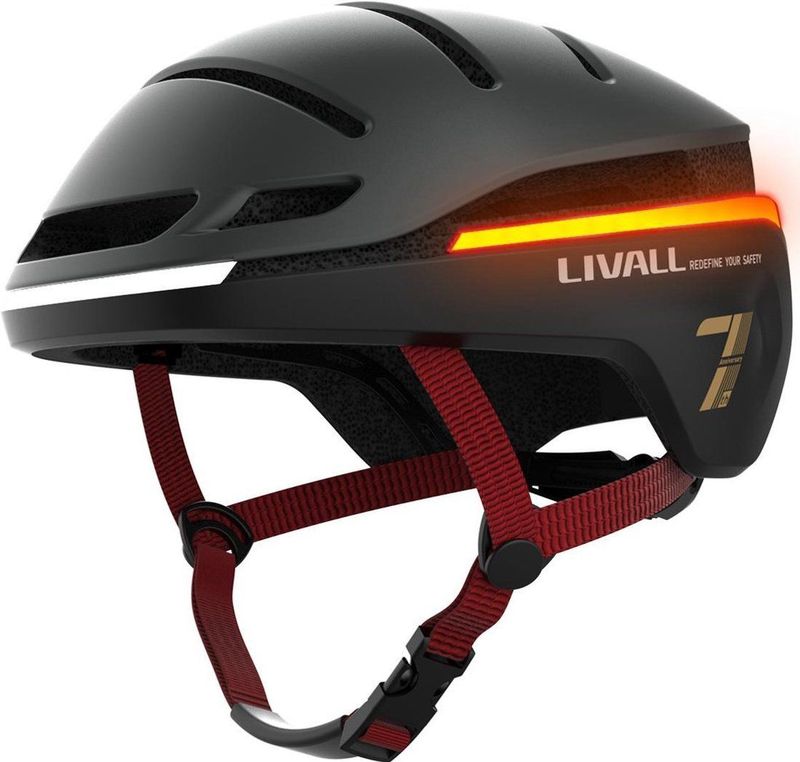 Livall EVO21 Black Large - (Smart) fietshelm - SOS functie - LED richtingaanwijzers - Smart verlichting