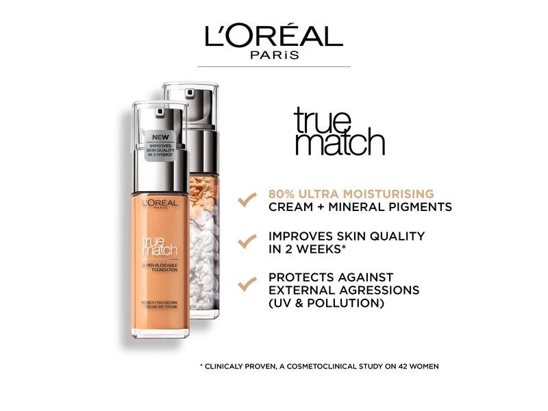L'Oréal Paris Foundation Perfect Match 3.5.D/3.5.W Golden P Make-up passt sich der individuellen Farbe und Hautstruktur an