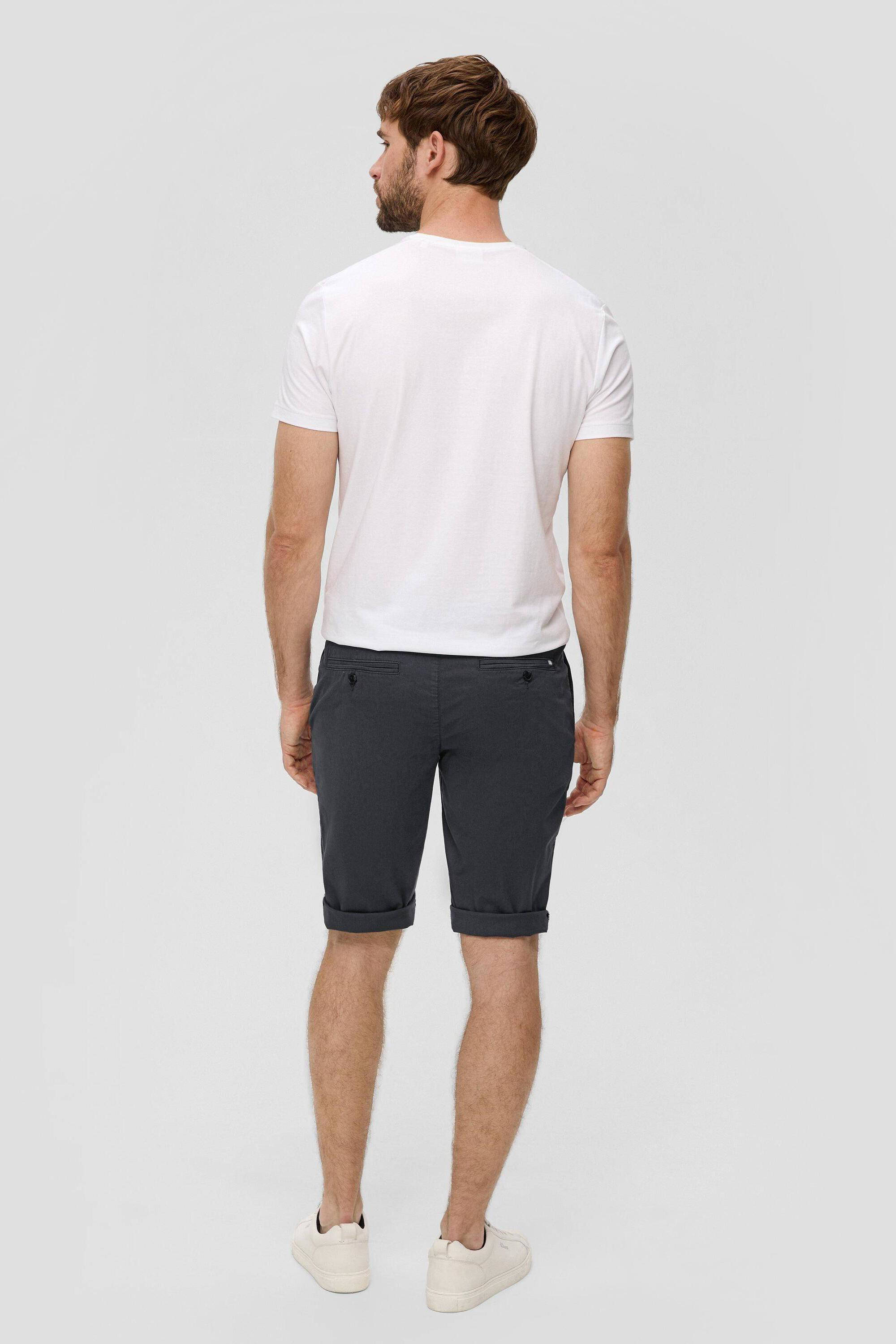 s.Oliver slim fit short antraciet