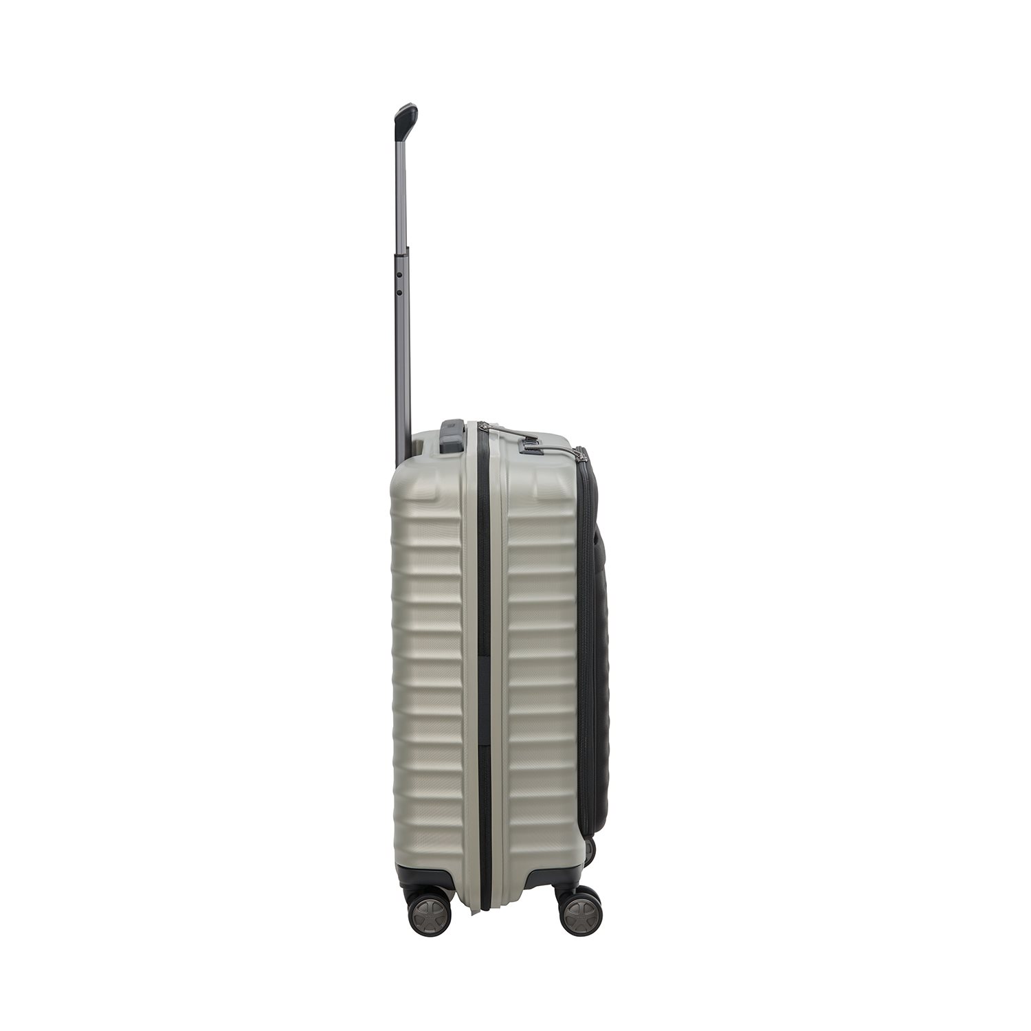 TITAN Litron 4 Wheel Trolley S Frontpocket champagne