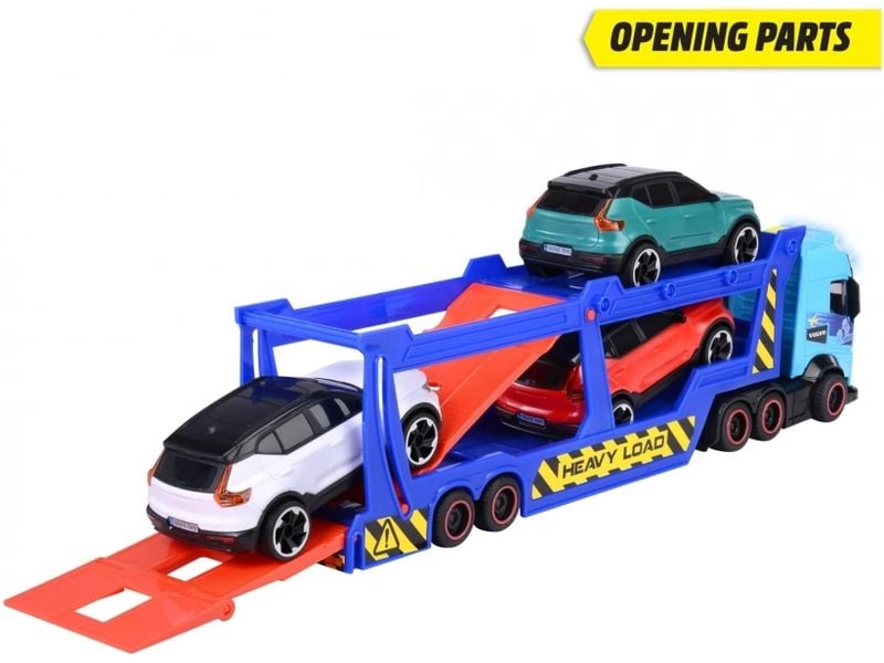 Dickie Toys Lastwagen Car Transporter Auto-Transporter mit 3 Spielzeugautos