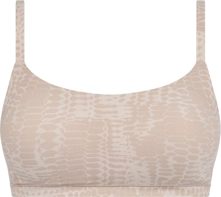 Chantelle Softstretch Padded Bralette Sand & dyreprint
