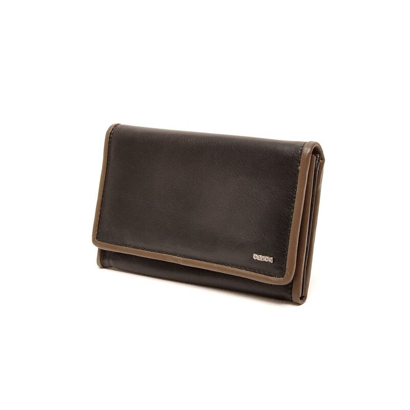 Berba Soft Damesportemonnee Black – Taupe