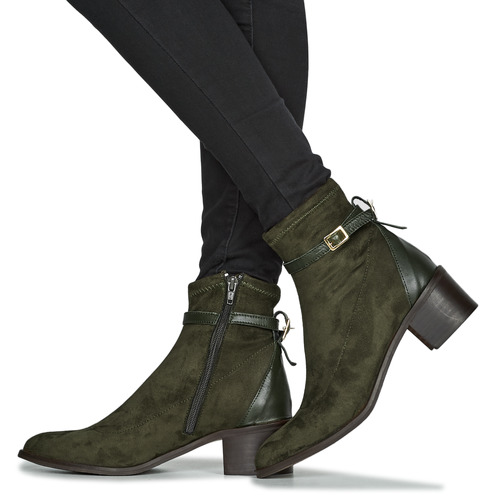 JB Martin - LEORA - TOILE SUEDE STRETCH KAKI