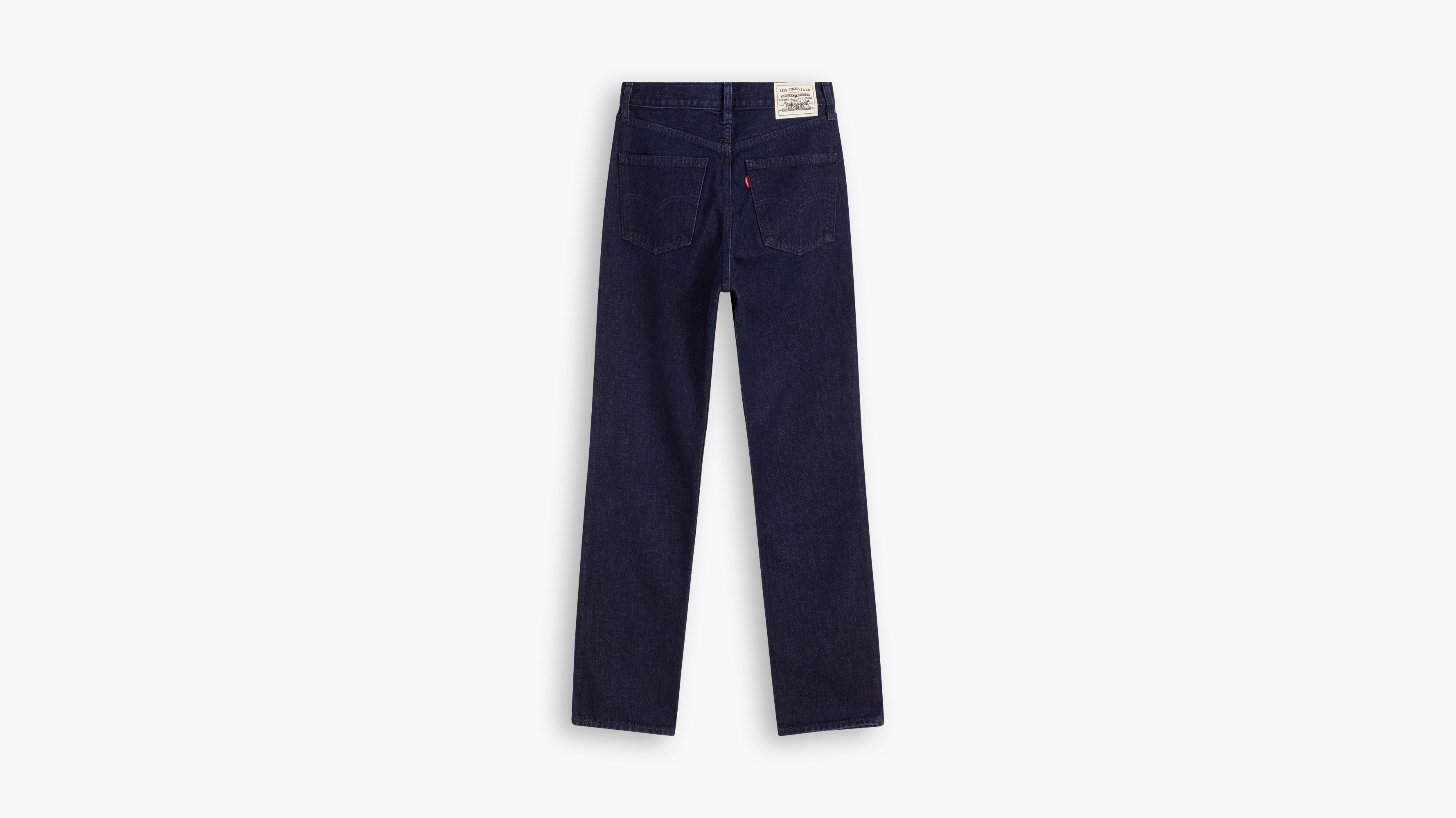 Jean droit ’70s WellThread® à taille haute - Indigo Rinse - Bleu