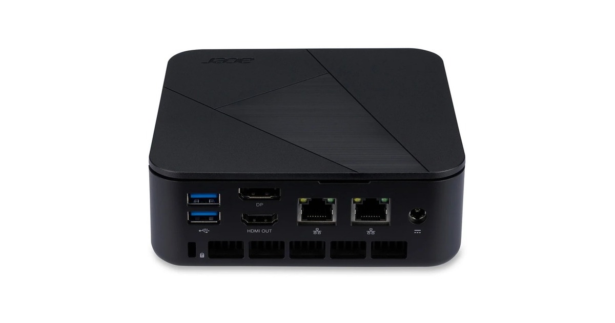 AcerVeriton VN1502G-12H5U (DT.R3CEH.003) barebone  (Zwart | i5-12450H | UHD Graphics)