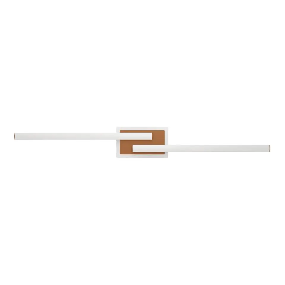 EGLO Lungolago Plafonnière - LED - Kunststof - Brons/Wit