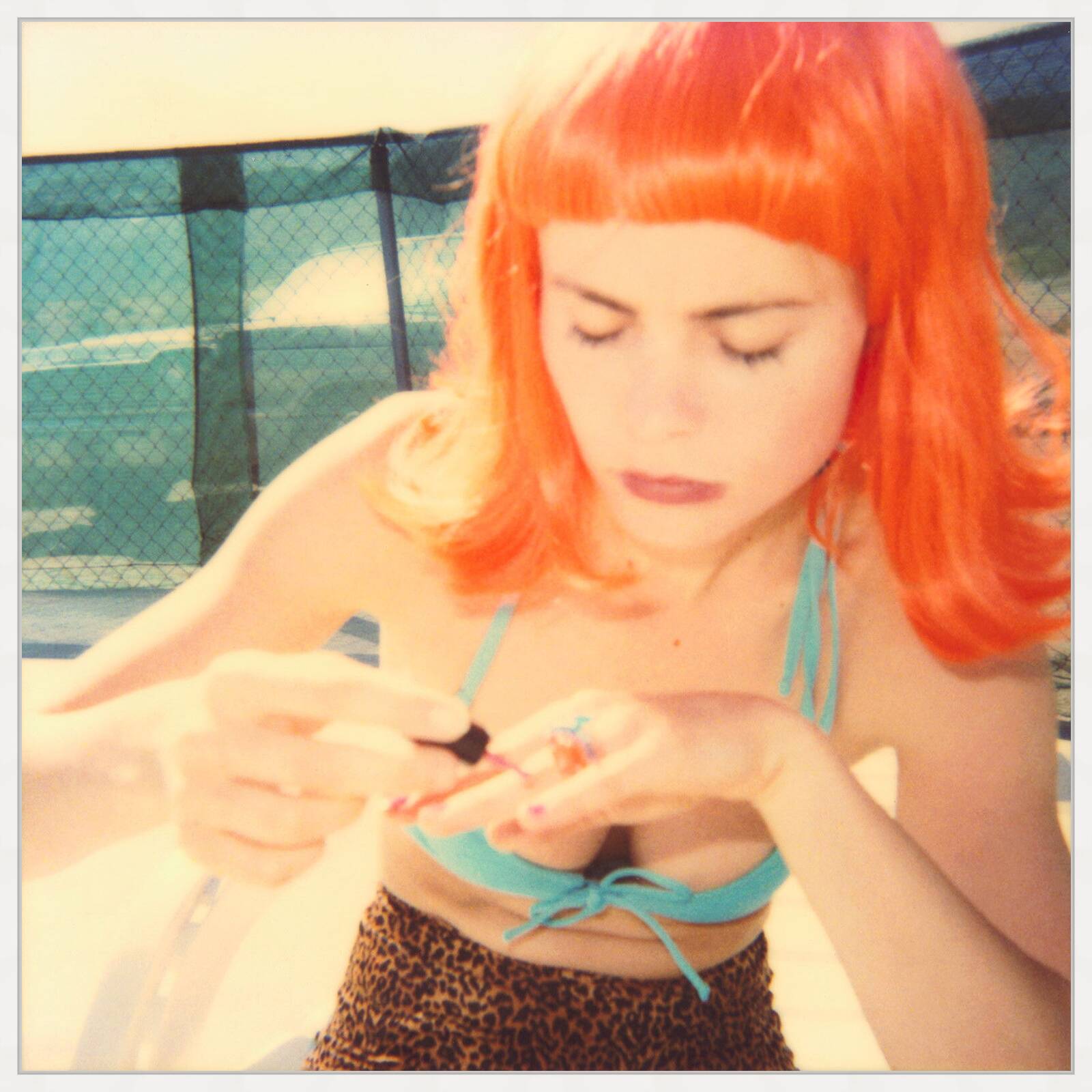 Radha doing her nails by Stefanie Schneider - Limited Edition. Edition of: 100. Signed.