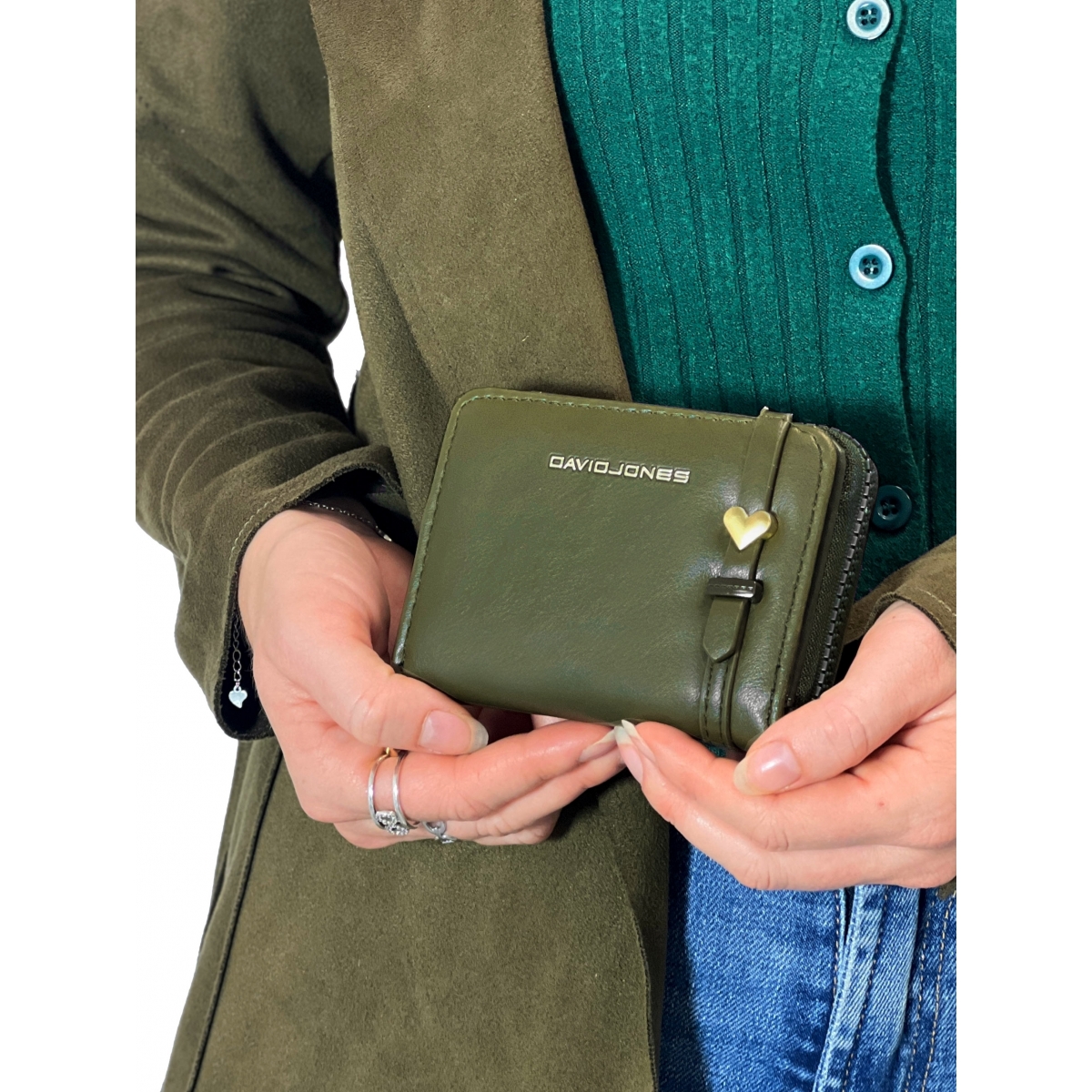 David Jones Porte monnaie Siglé David Jones