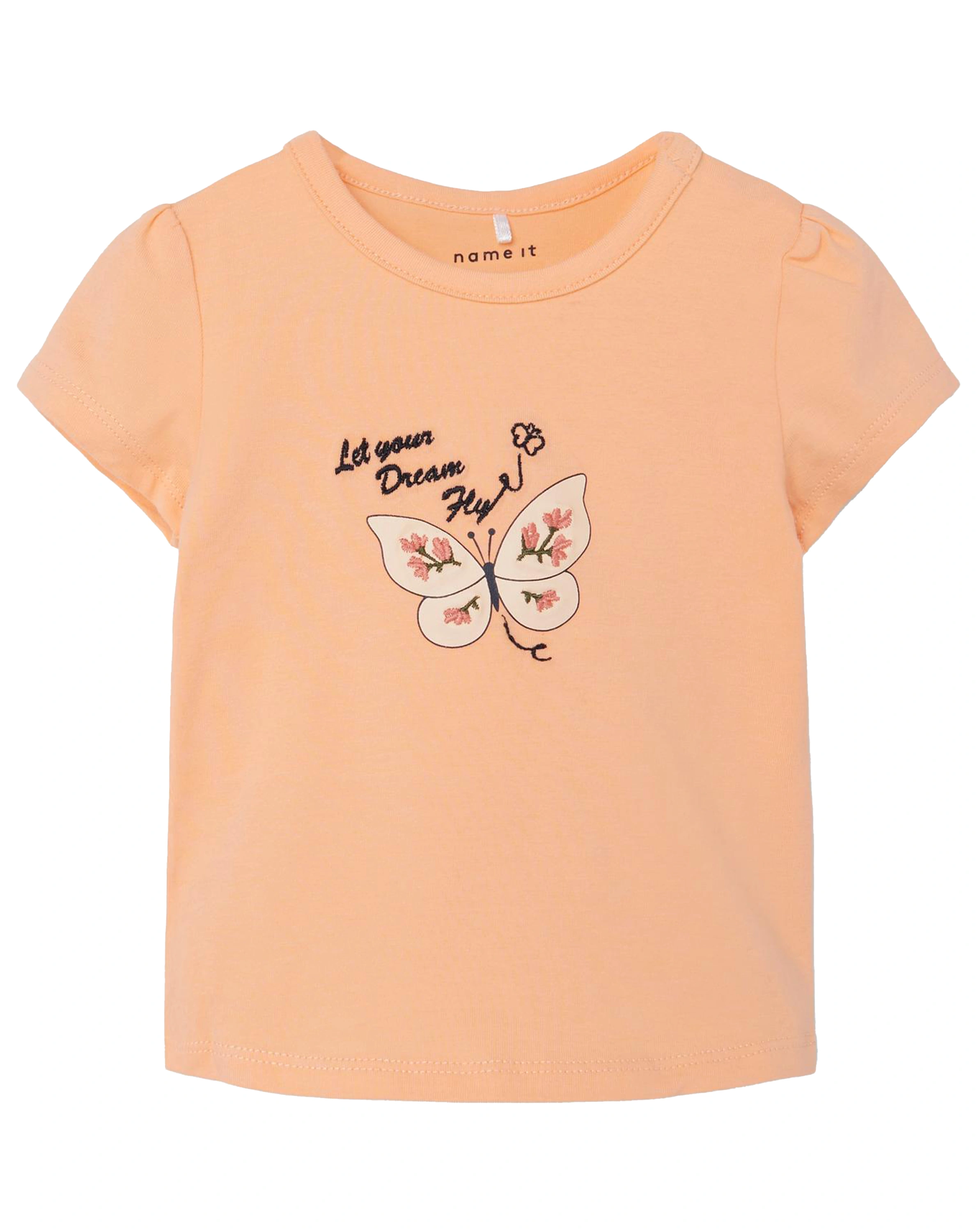 T-Shirt NBFFARLET in peach nectar