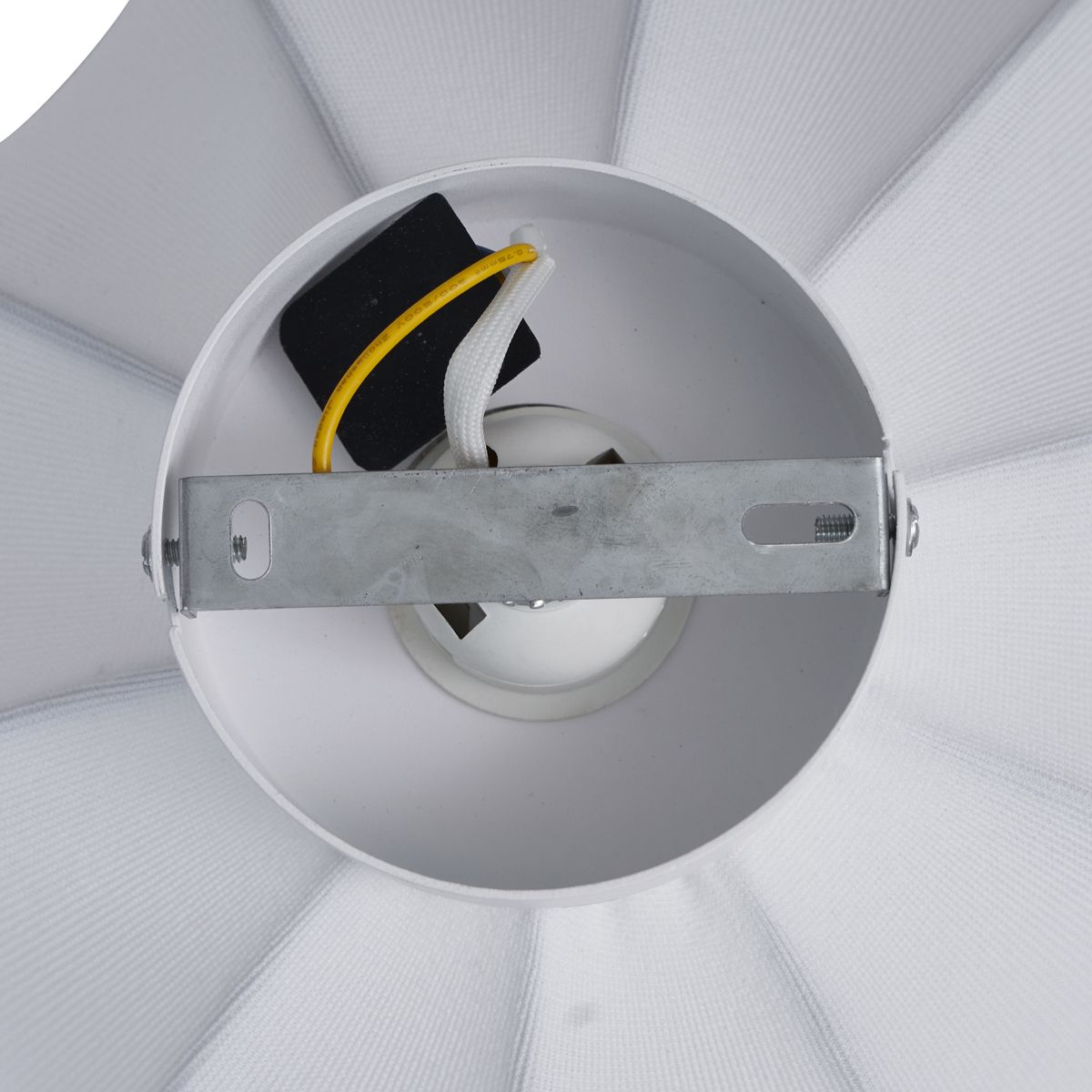 Japandi plafondlamp wit 27cm - Plu Asyesha