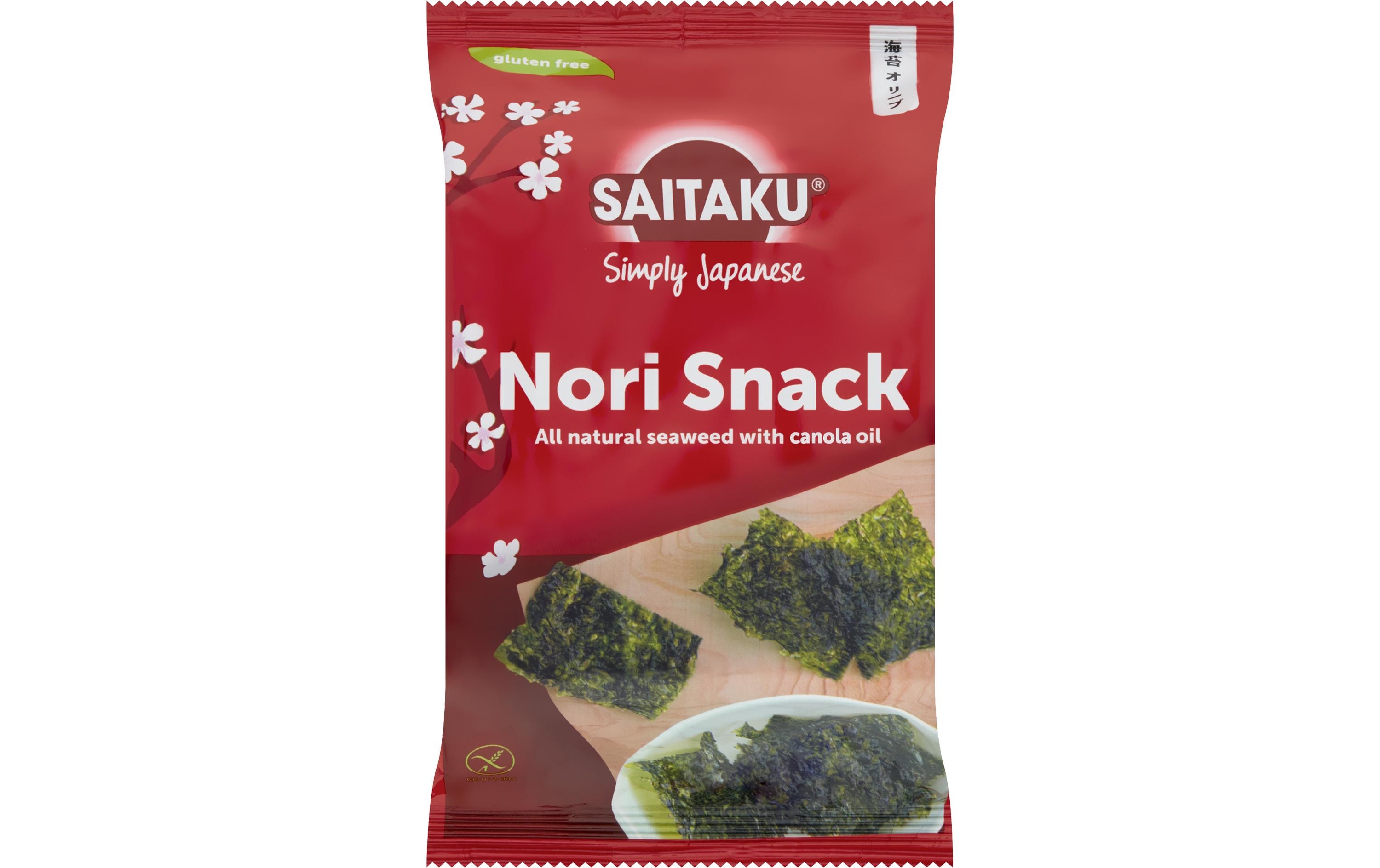 Nori Snack 10 gGetrocknete Algen mit Rapsöl