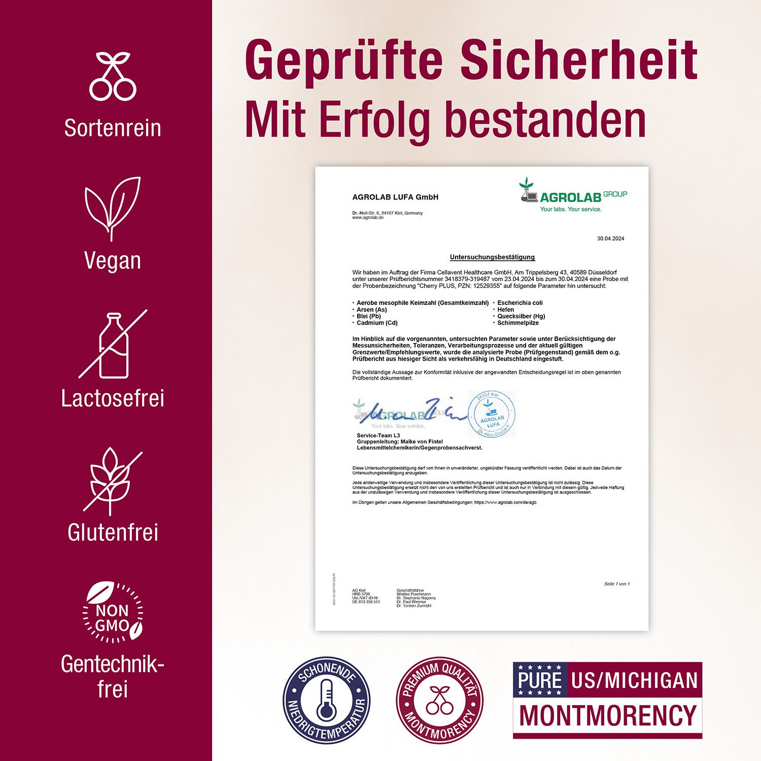 CHERRY PLUS® - Montmorency-Sauerkirsch-Konzentrat