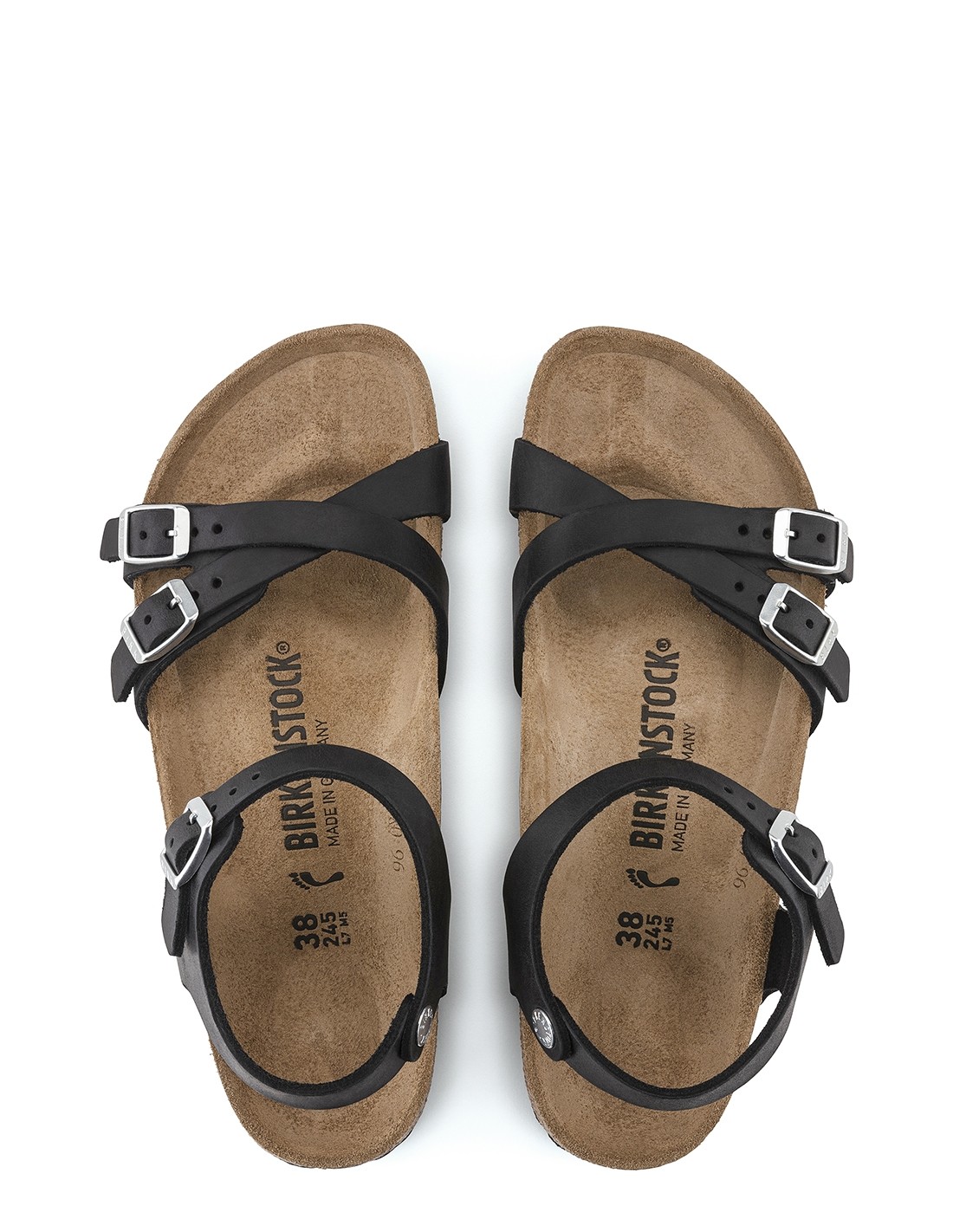 birkenstock sandales femme kumba cuir noir