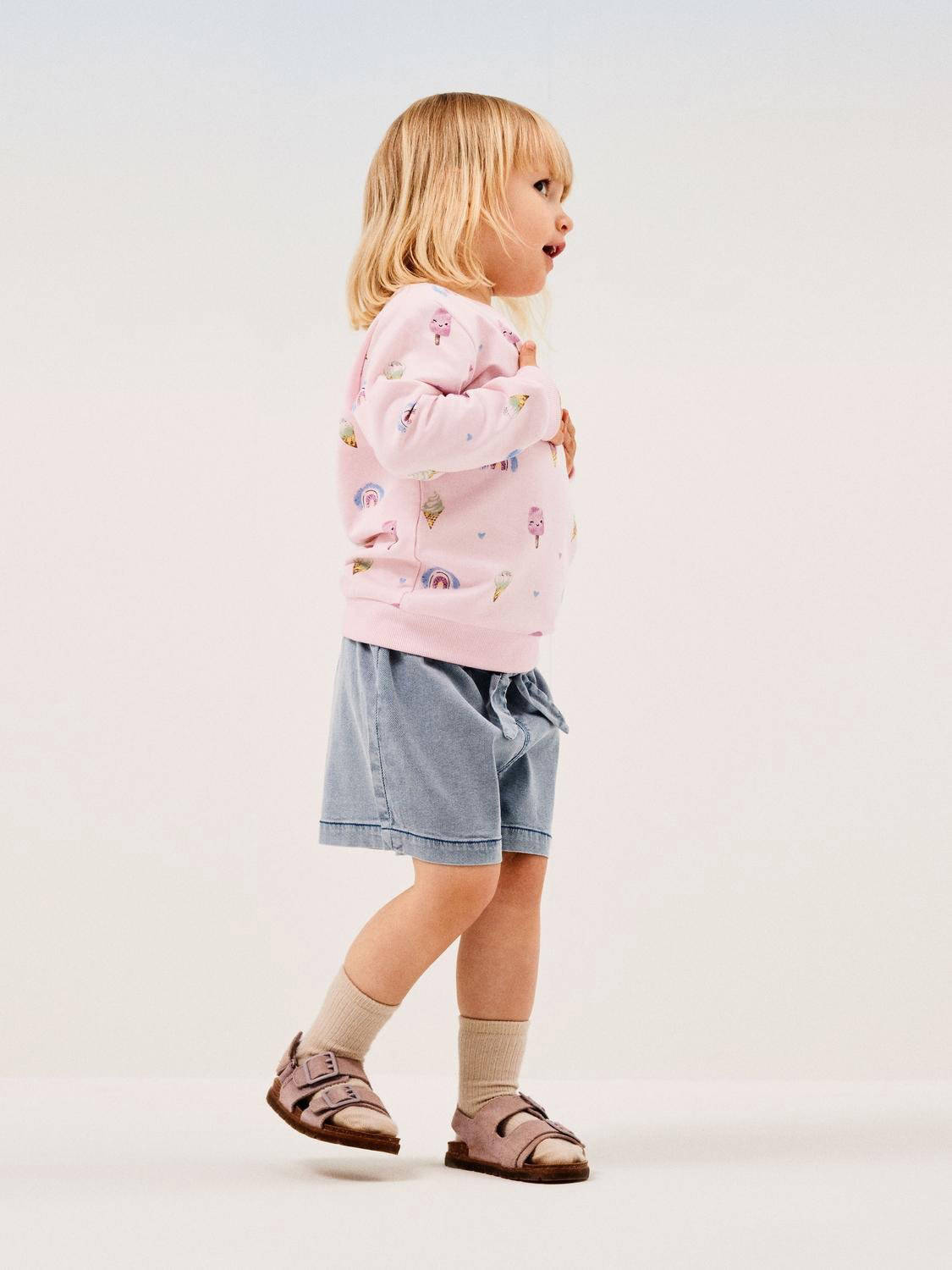 NAME IT regular fit denim short NMFBELLA light blue denim