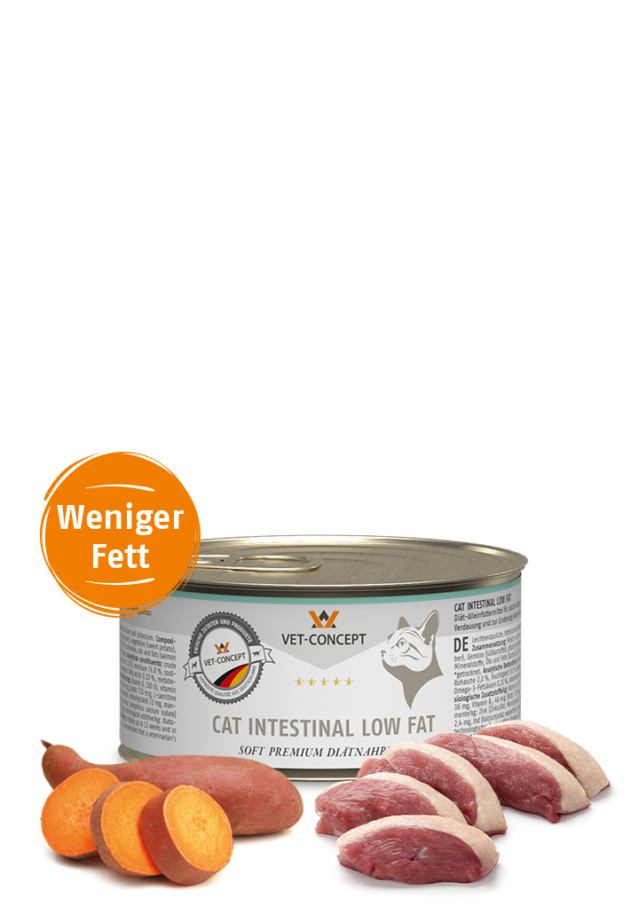 Katzenmenü Intestinal Low Fat