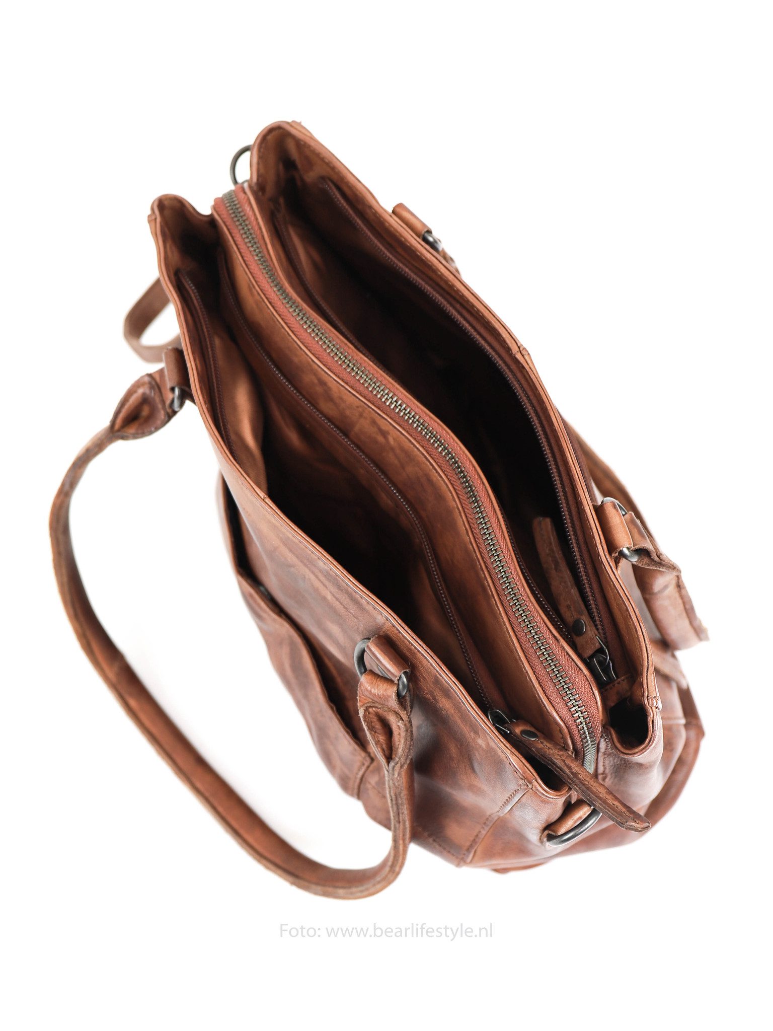 Bear Design Callisto Pelle Hand/ Schoudertas Ankie Cognac CP1263