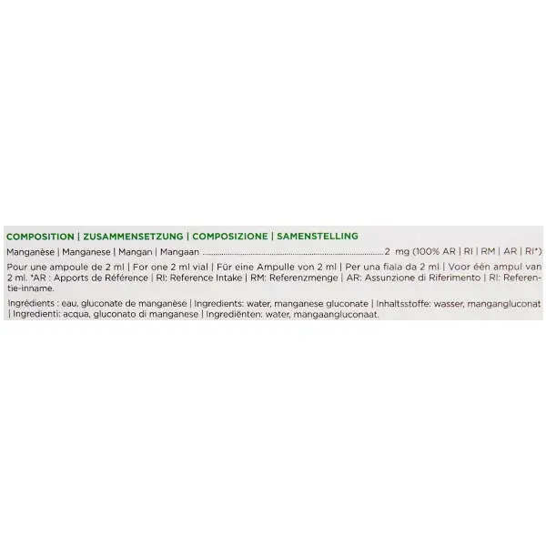 Granions Oligo Manganês 2mg 30 ampolas