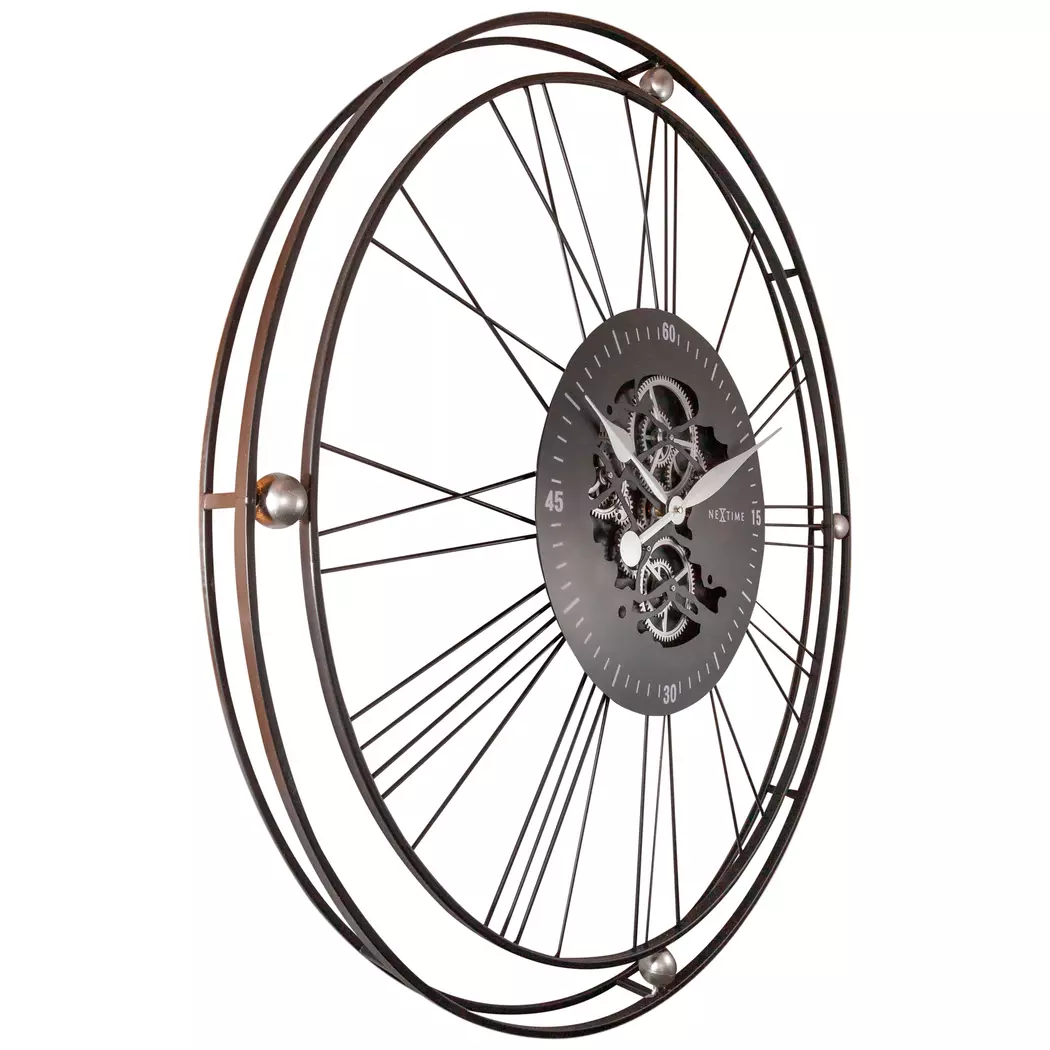 Quarzwanduhr Wire Gear Clock Ø 90,5 cm