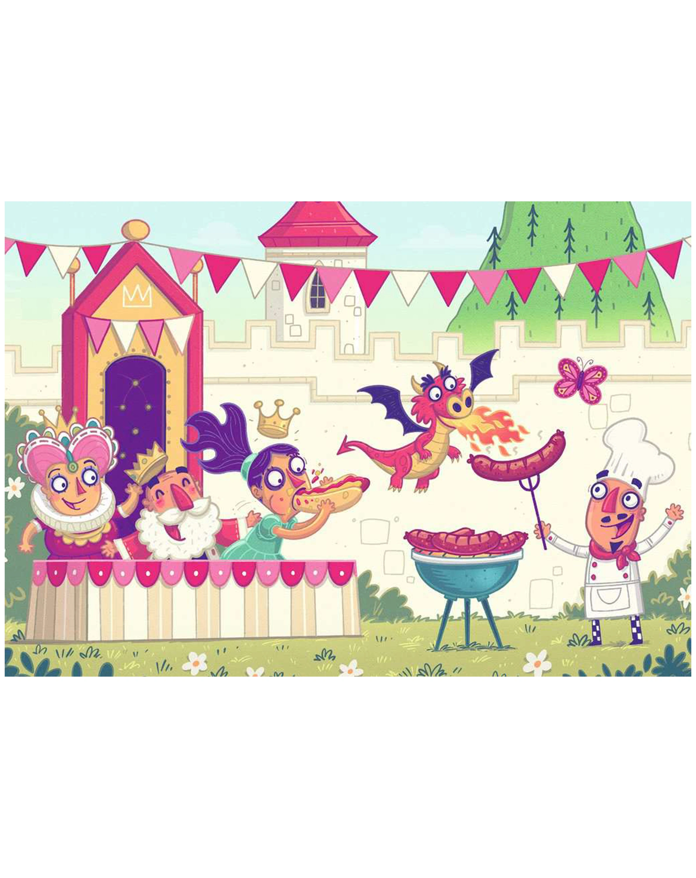 Puzzle PUZZLE&PLAY - RITTERBURG 2 2x24-teilig