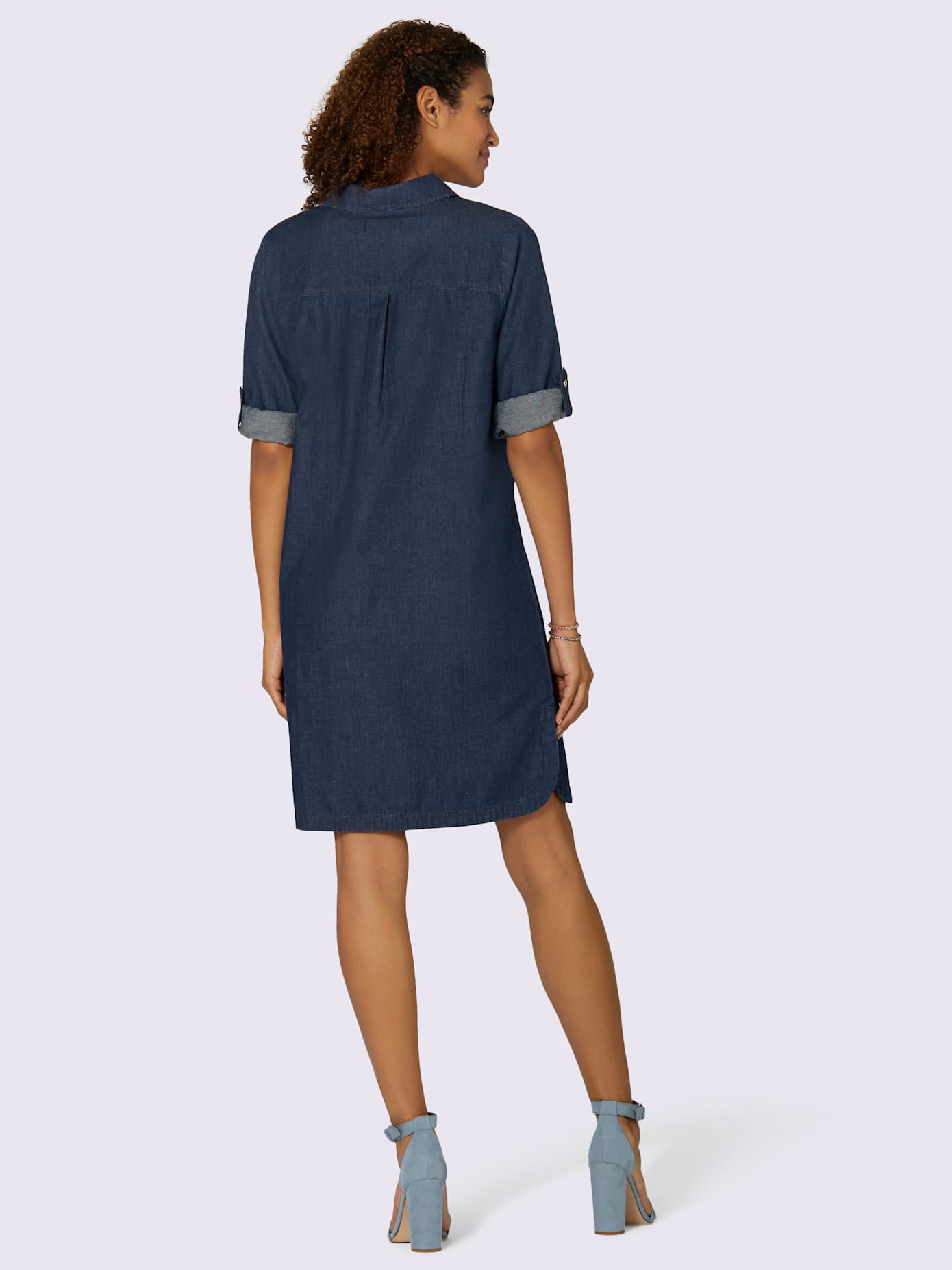 Robe en jean qualité tissée
