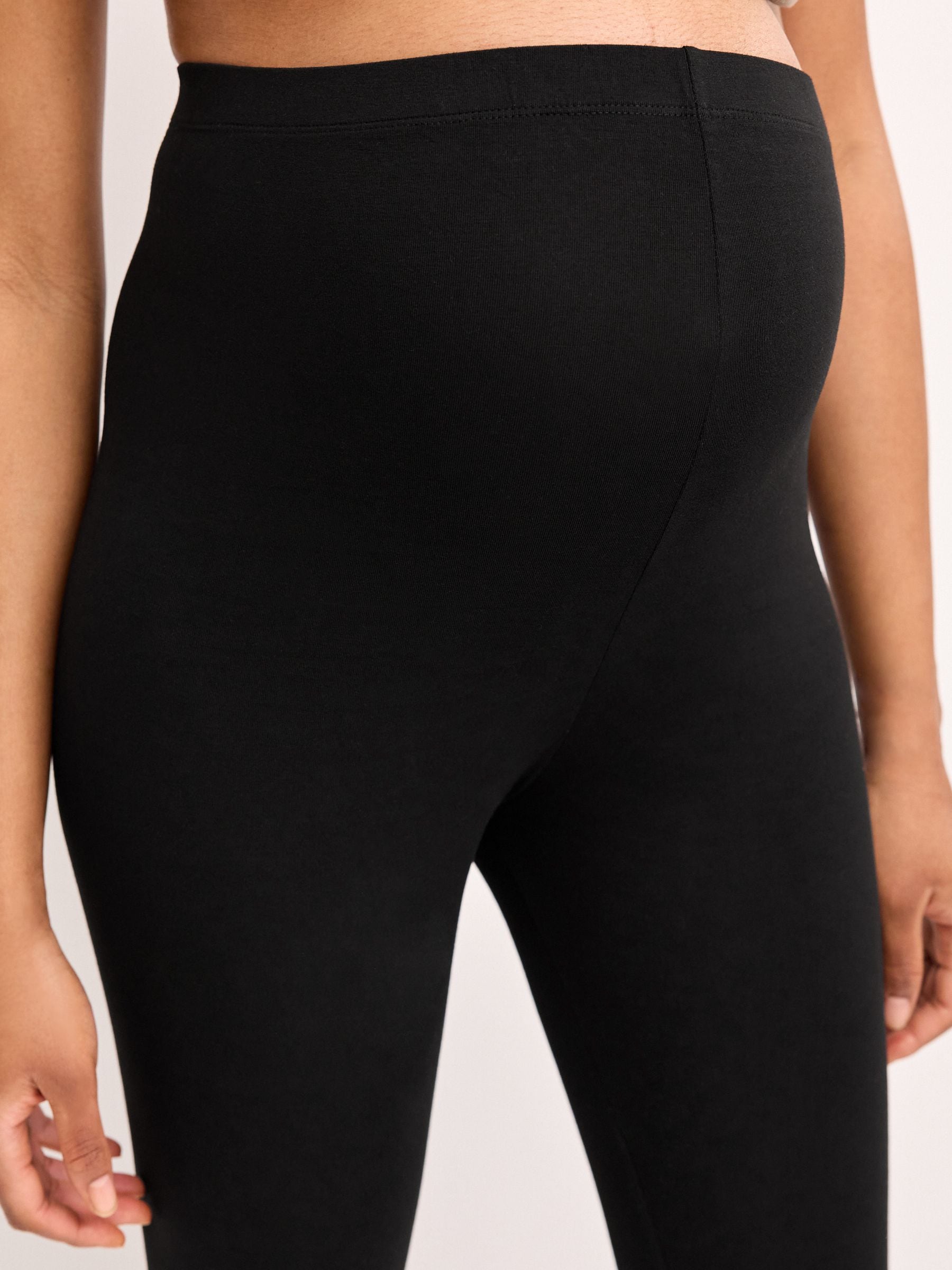 Zwart/marineblauw - 2 Must-have zwangerschapsleggings