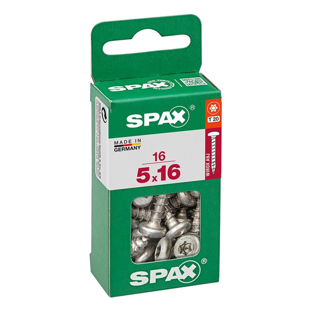 UNIVERSALSKRUE SPAX WIROX T-STAR PLUS VGW 5X16MM 16STK