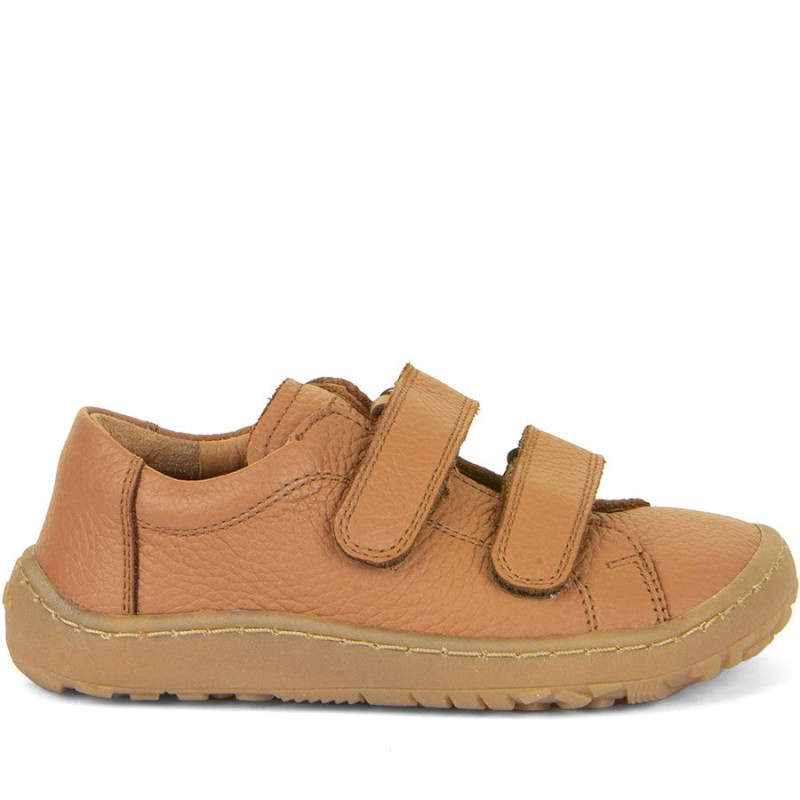 Froddo Froddo Barefoot Cuir Velcros Cognac