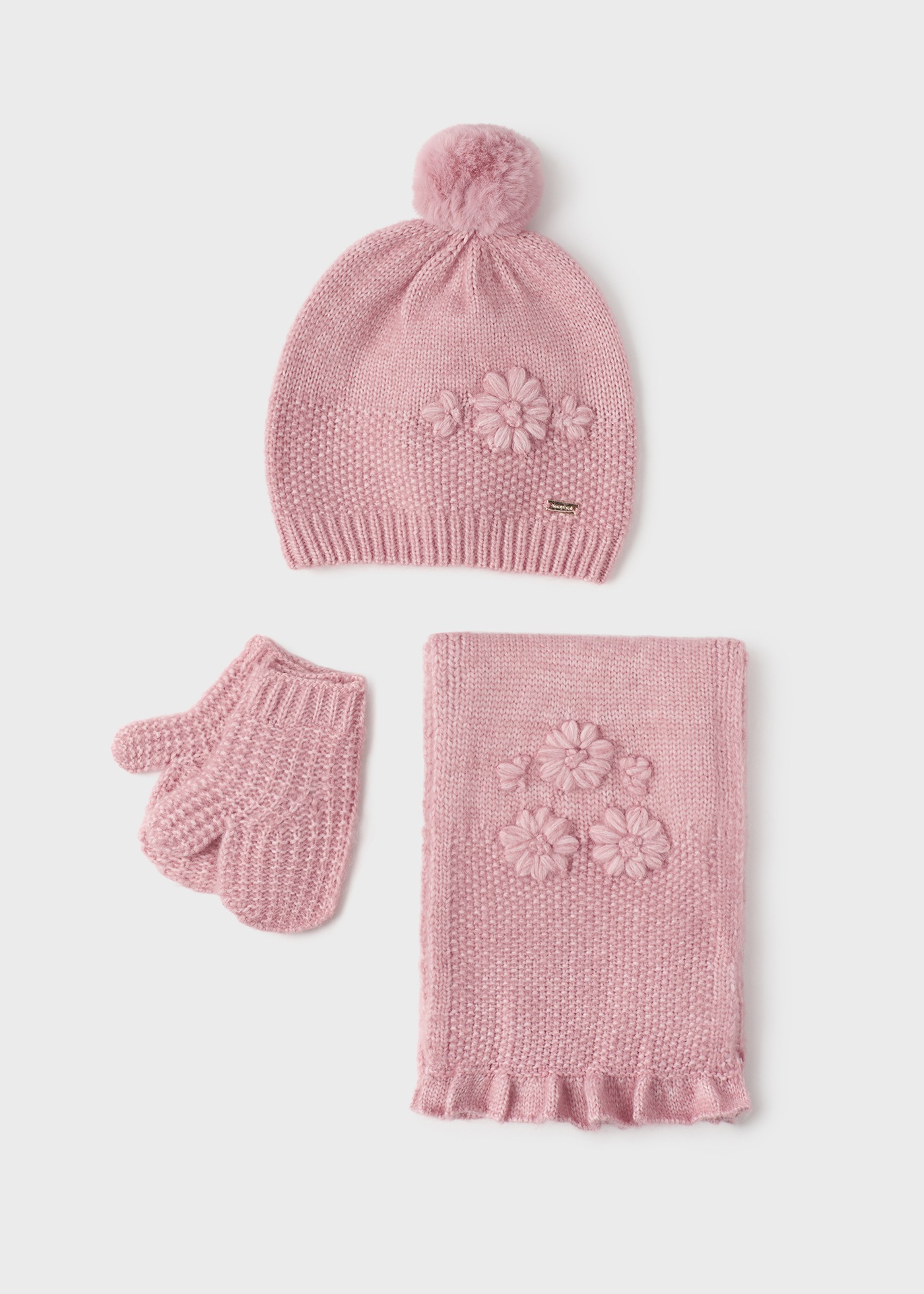 Conjunto de bebê de 3 peças feito de poliéster reciclado