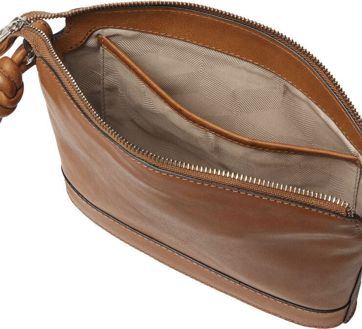 Saddler Emali Shiny silver Tan