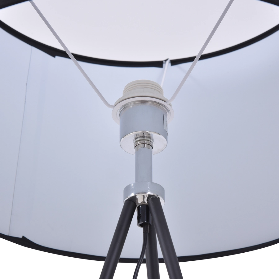HOMCOM Tripod-Stehlampe schwarz
