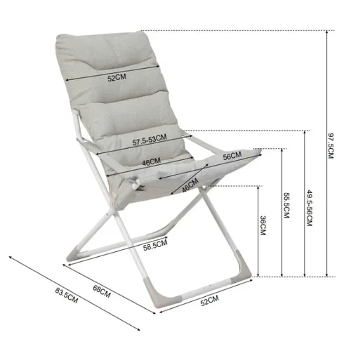 Solstol Visby Høyde 93 cm
