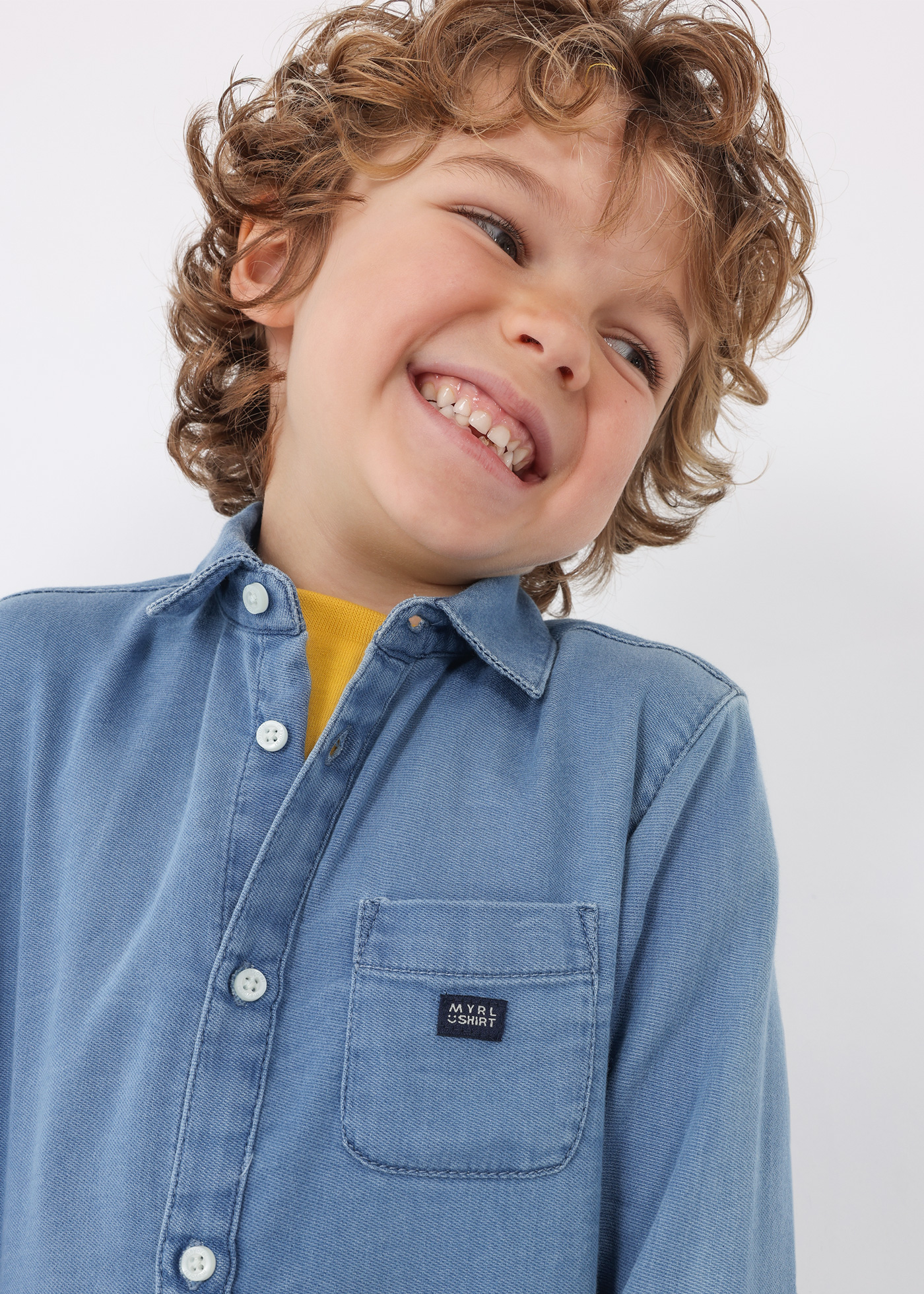 Camisa jeans infantil Better Cotton