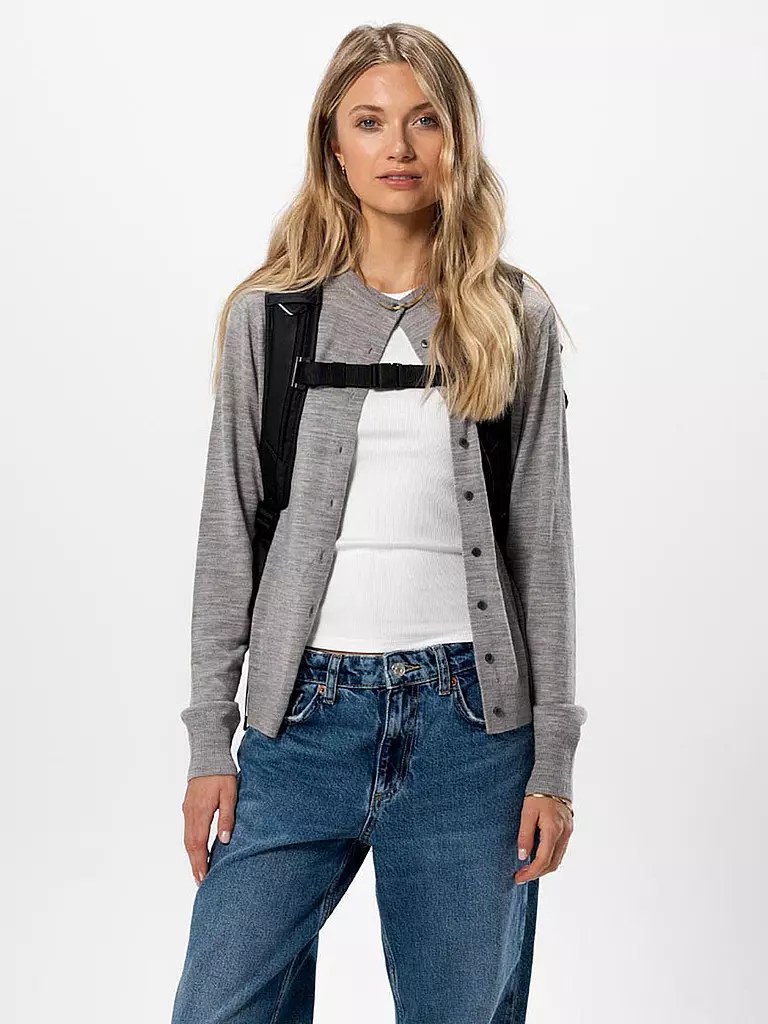 KAPTEN & SON Rucksack LISBON, erweiterbar schwarz