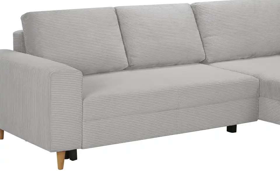 Ecksofa Bern Hellgrau rechts