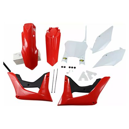 Kit plastiques CYCRA Replica Rouge/Blanc - Rouge / Blanc
