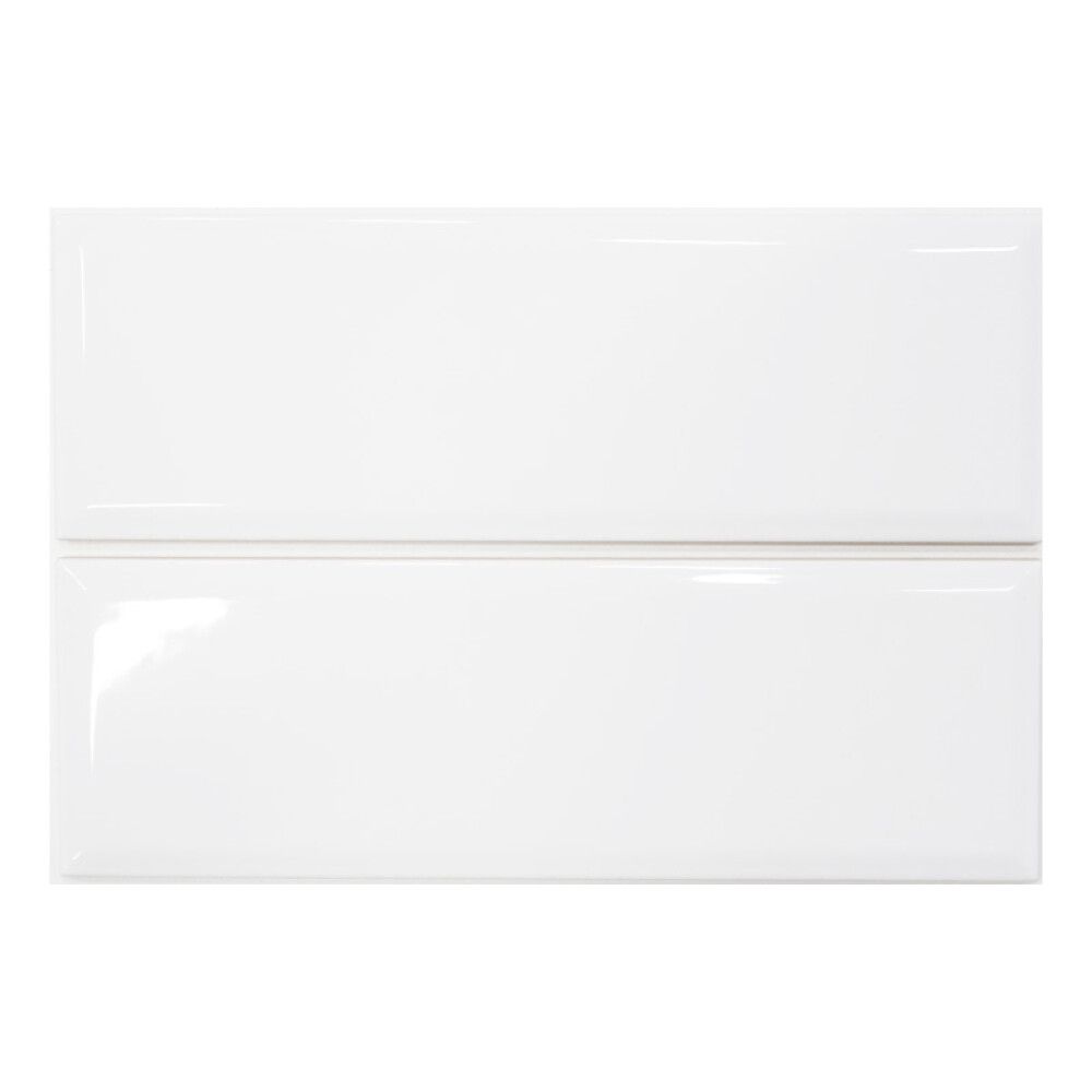 FLIS UNITECH DIAMANTO LUX HVIT BLANK 10X30CM 0.84M²/PK