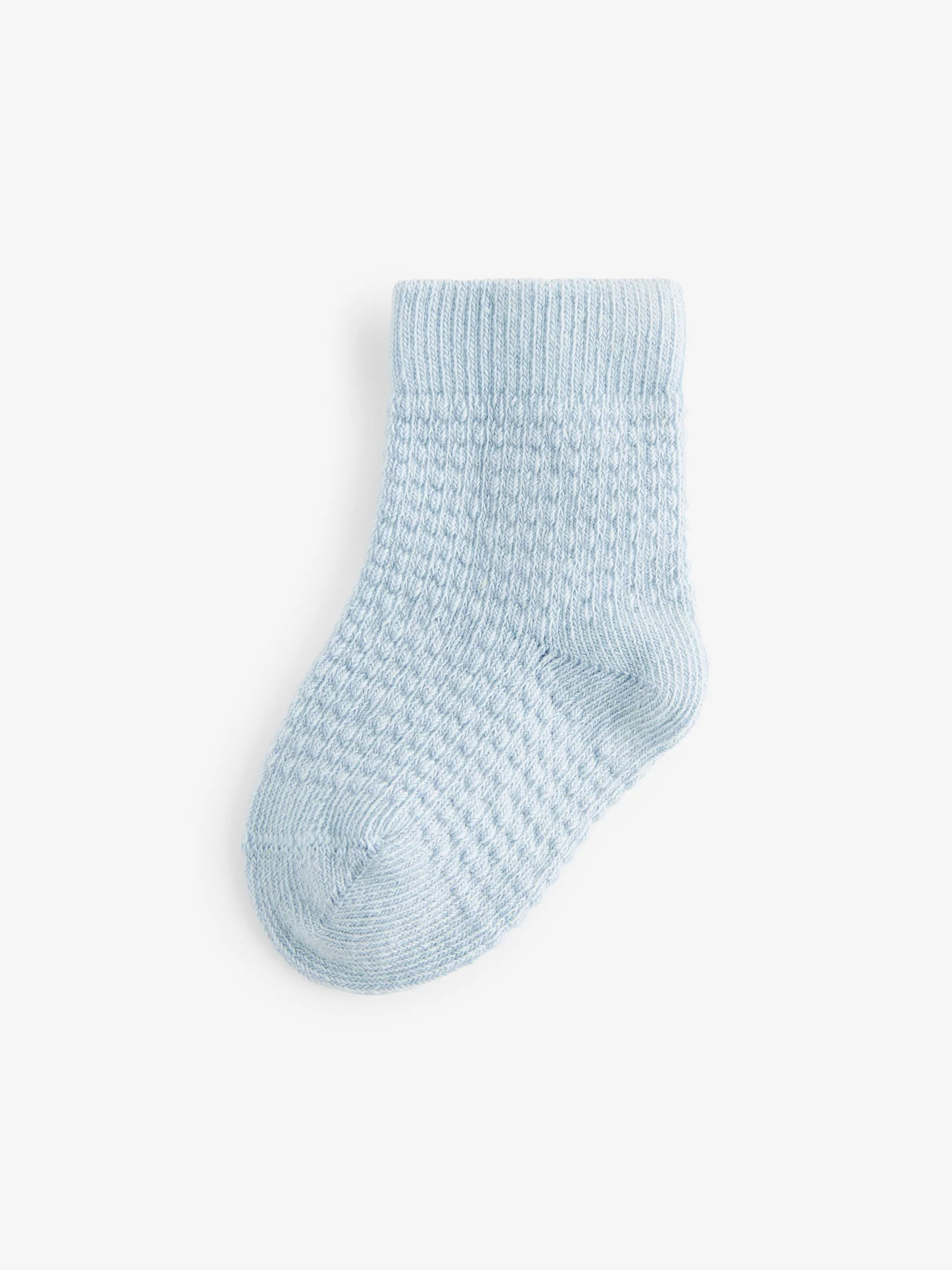 Blauw/grijs - Verpakking van 7 paar babysokken (0 mnd-2 jr)
