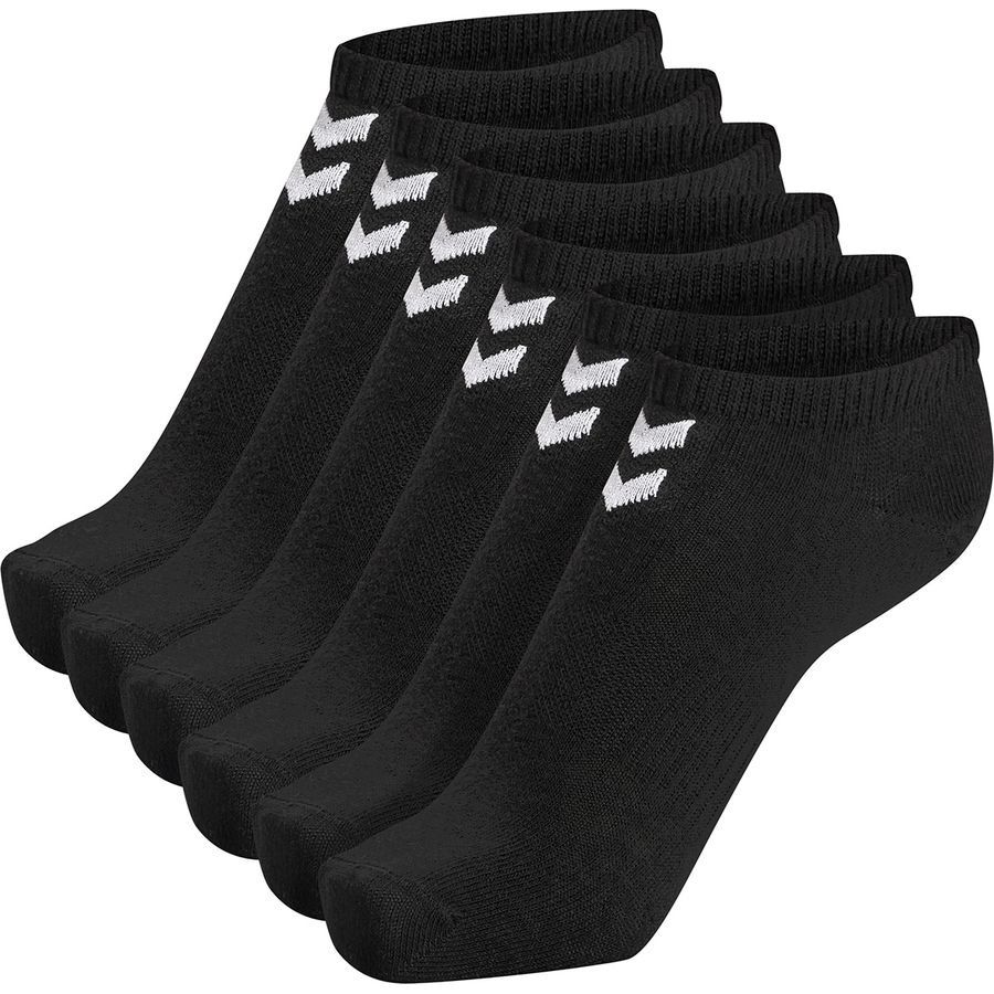 Hummel Chevron 6-Pack Socquettes - Noir