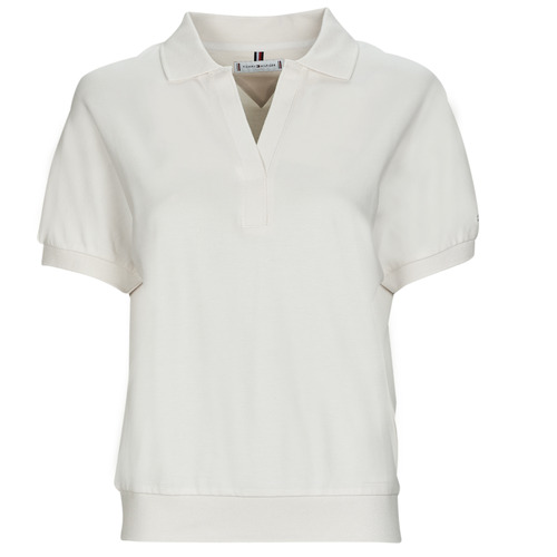 Tommy Hilfiger - RELAXED LYOCELL POLO SS - Blanc