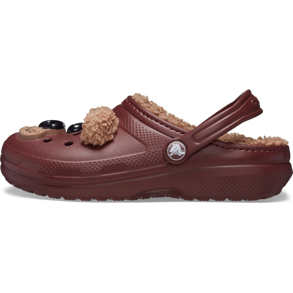 Køb Crocs Dark Clay Classic Lined IAM Brown Bear Clog K