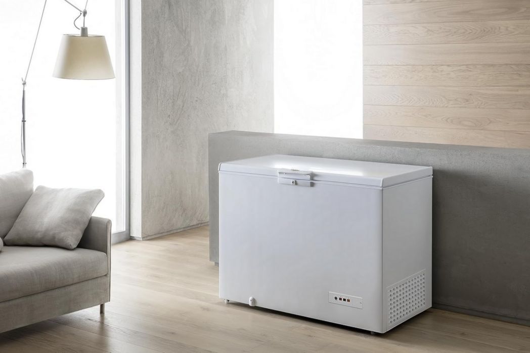 Congélateur coffre Whirlpool WHE39392 T, pose libre, 390 L, A++, blanc, 390 L, 18 kg/24 h, SN-T, A++, blanc