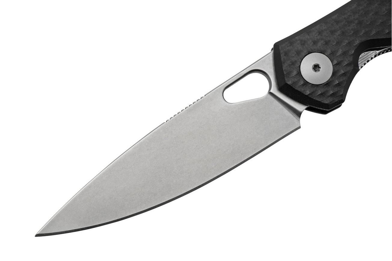 GiantMouse ACE REO Black G10 Stonewashed Magnacut, zakmes