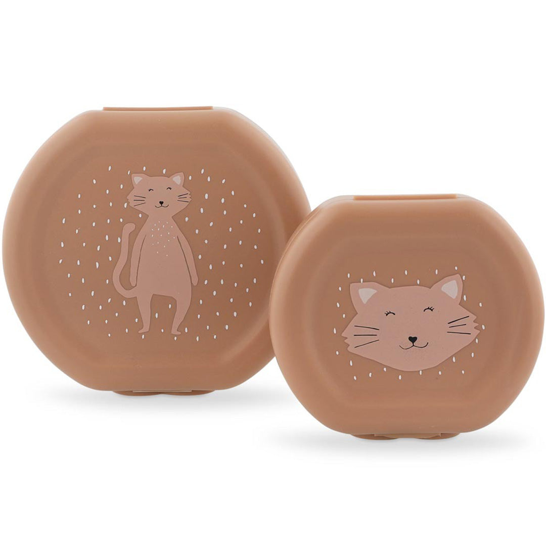 trixie snackdoosjes met clip mrs. cat - 2st