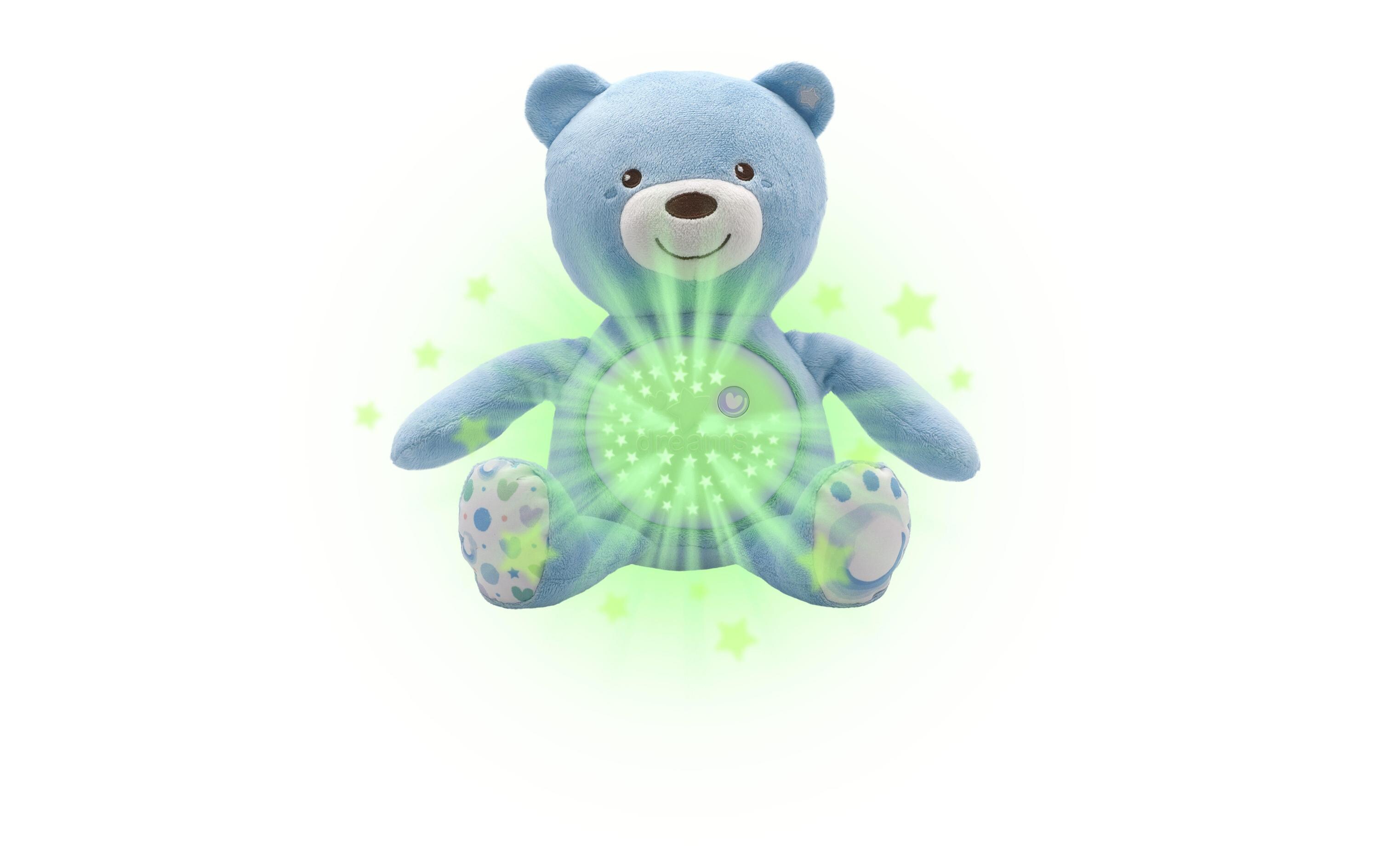 Projektor Plüsch-Bär mit Lichtprojektionen und Musik100% Kuschelweich mit Farbwechsel