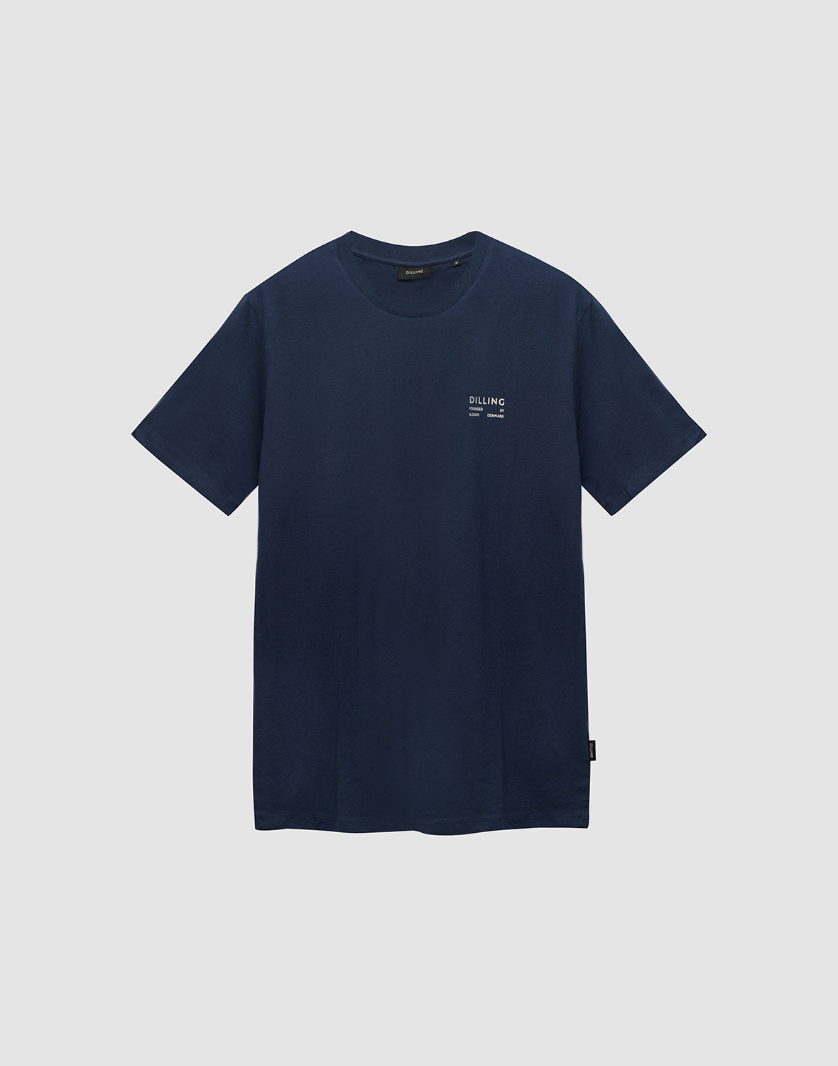 T-shirt van katoen voor heren in Bosnacht
