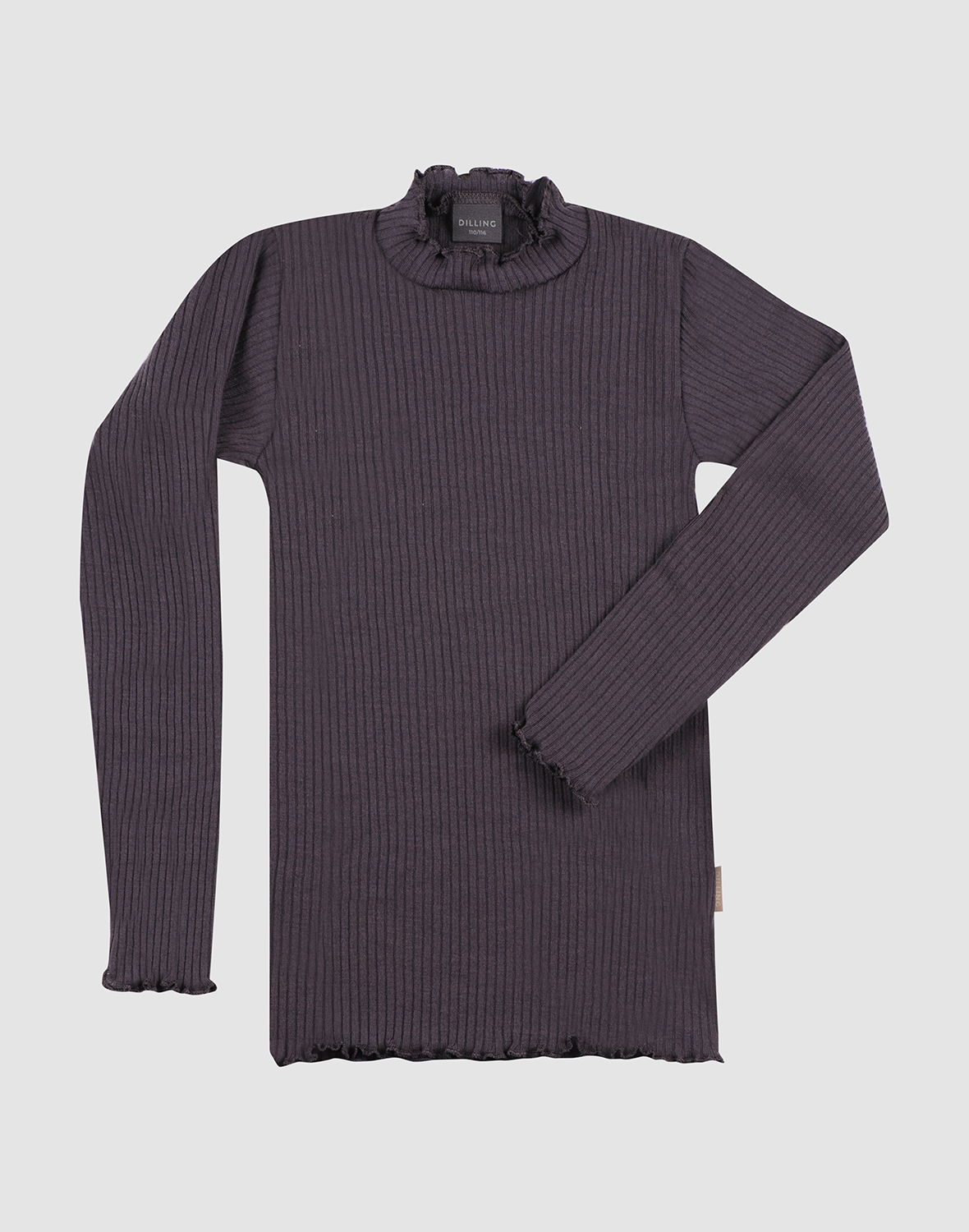 Shirt met ruches van merinowol voor kinderen