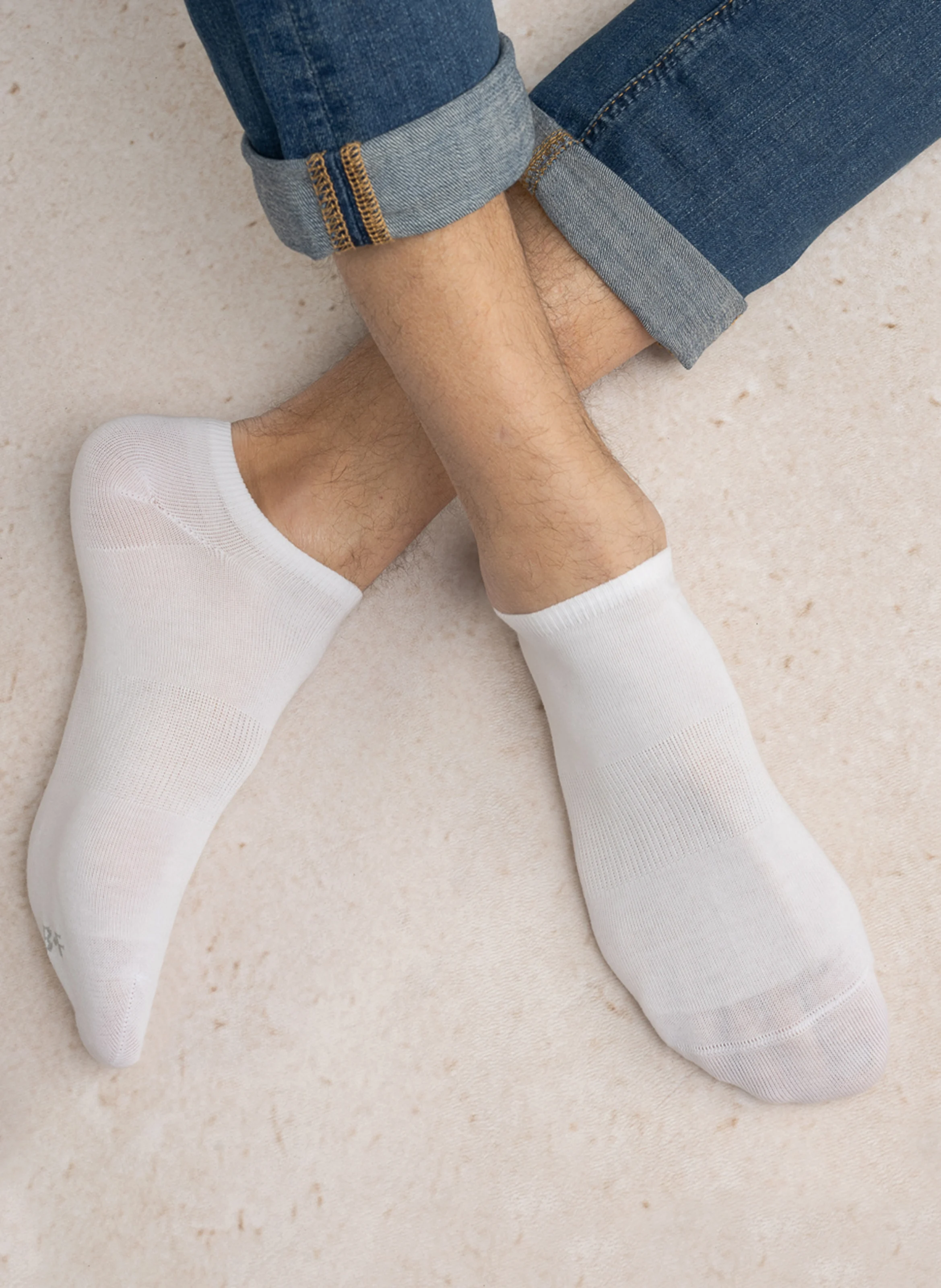 Socquettes en coton mélangé | Blanc