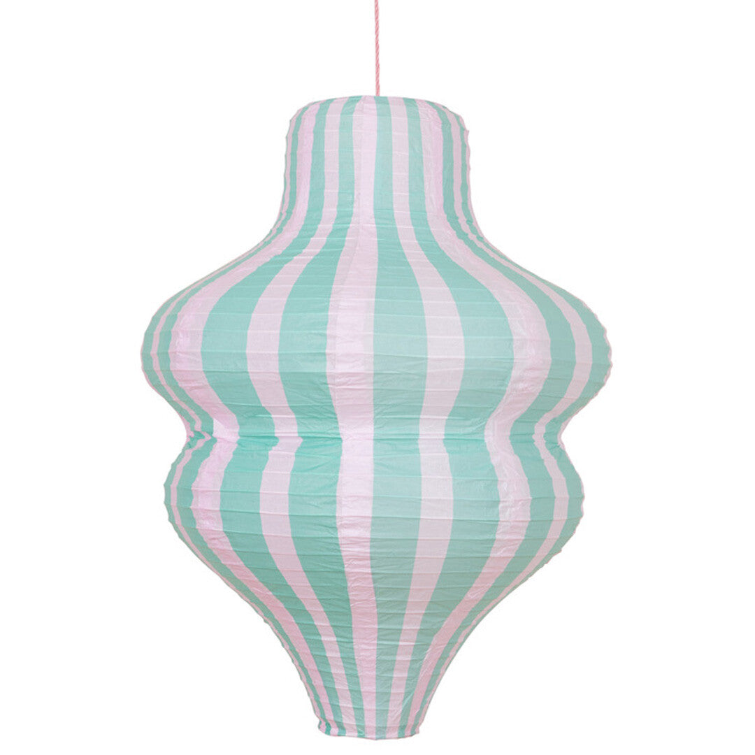 Meri meri lampionnen gestreept - 3st